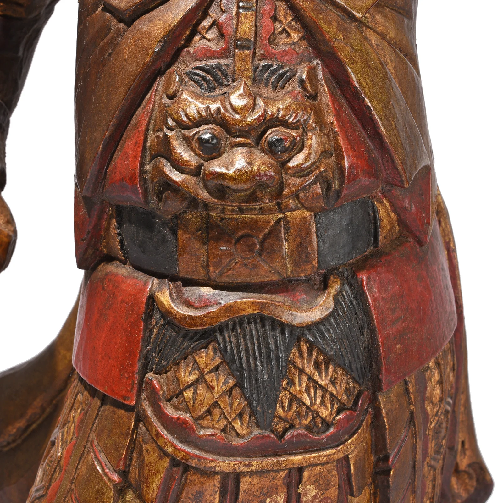 Chinese Erlang Shen Taoist Statue  - 19th Century - Image 5