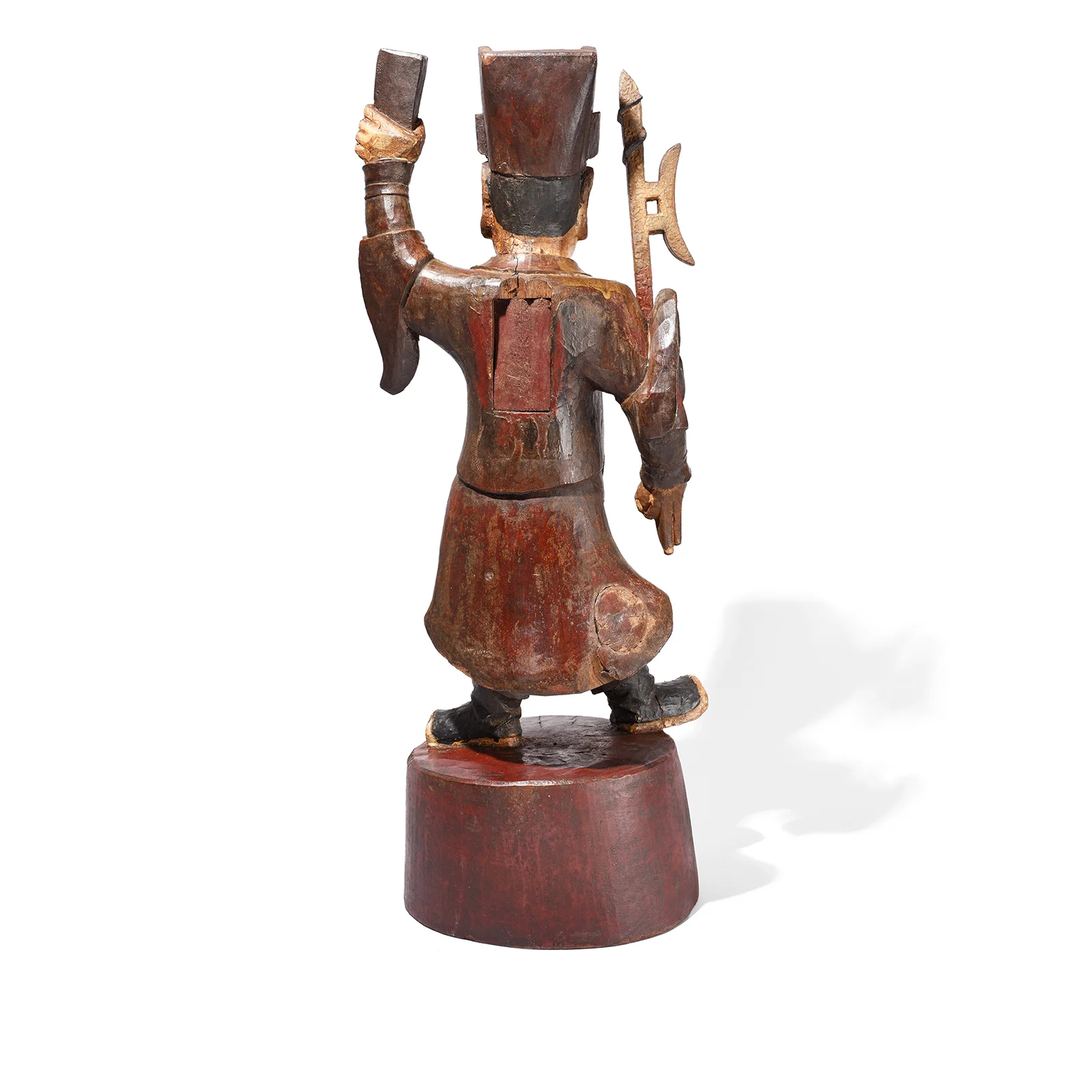 Chinese Erlang Shen Taoist Statue  - 19th Century - Image 6