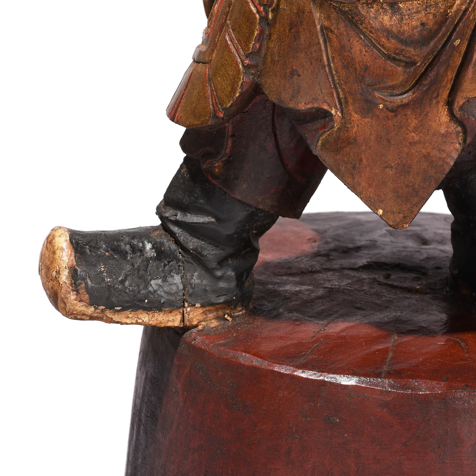Chinese Erlang Shen Taoist Statue  - 19th Century - Image 9