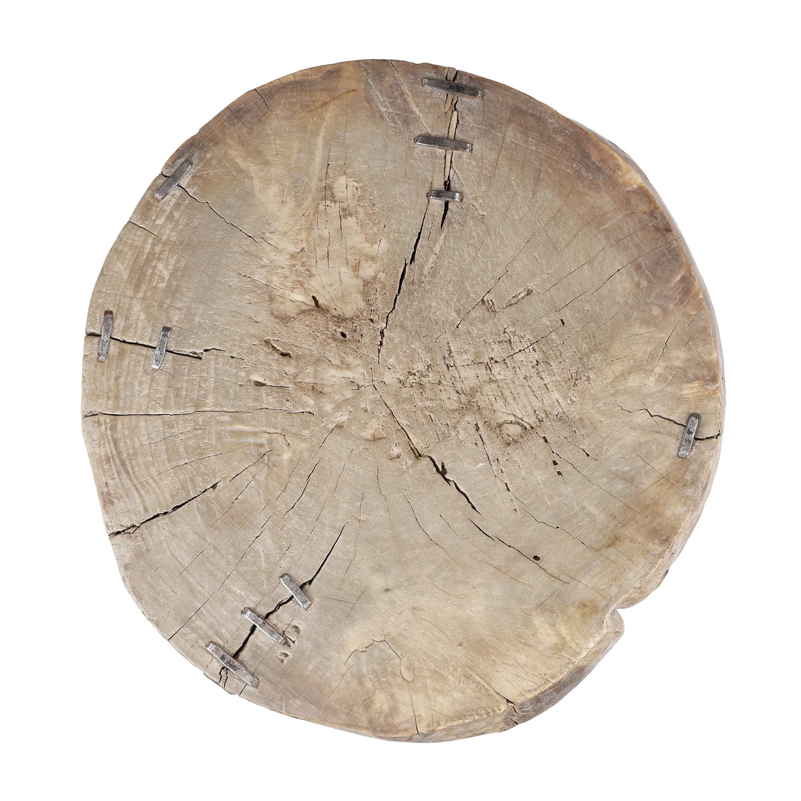 Farmers Chopping Block Coffee Table - Late 19th Century - Image 3