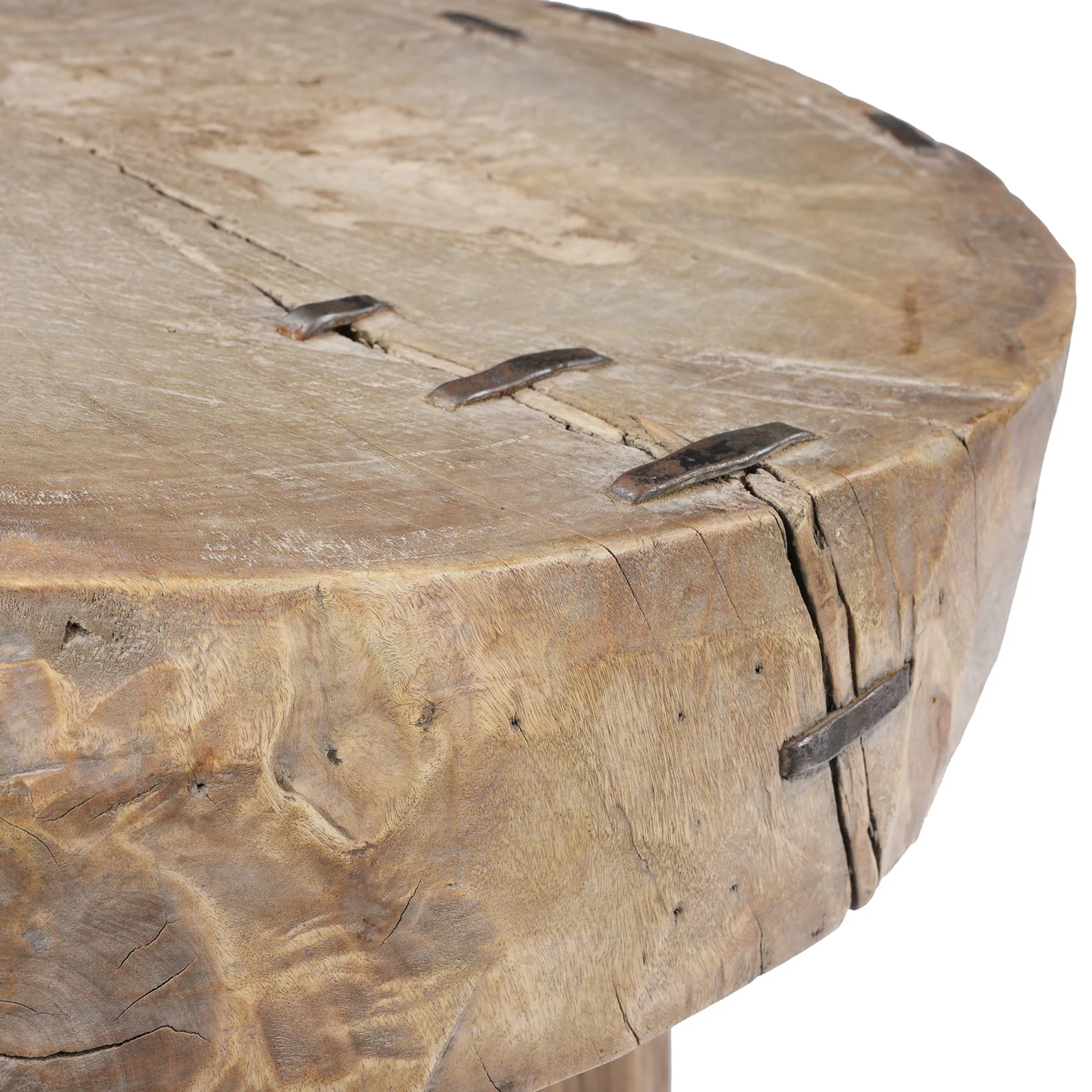 Farmers Chopping Block Coffee Table - Late 19th Century - Image 6