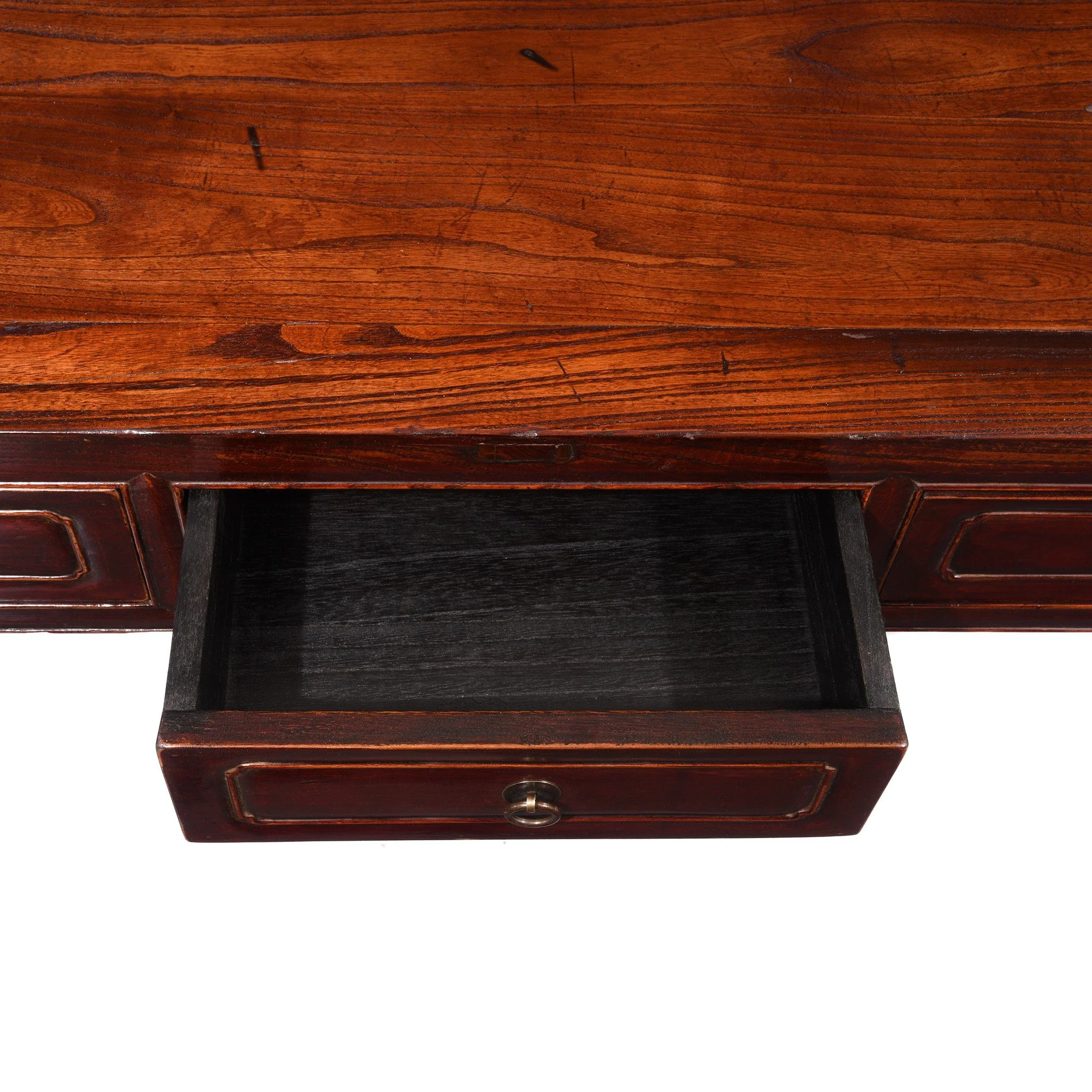 Burgundy Lacquer Altar Table From Shanxi - 19thC - Image 5