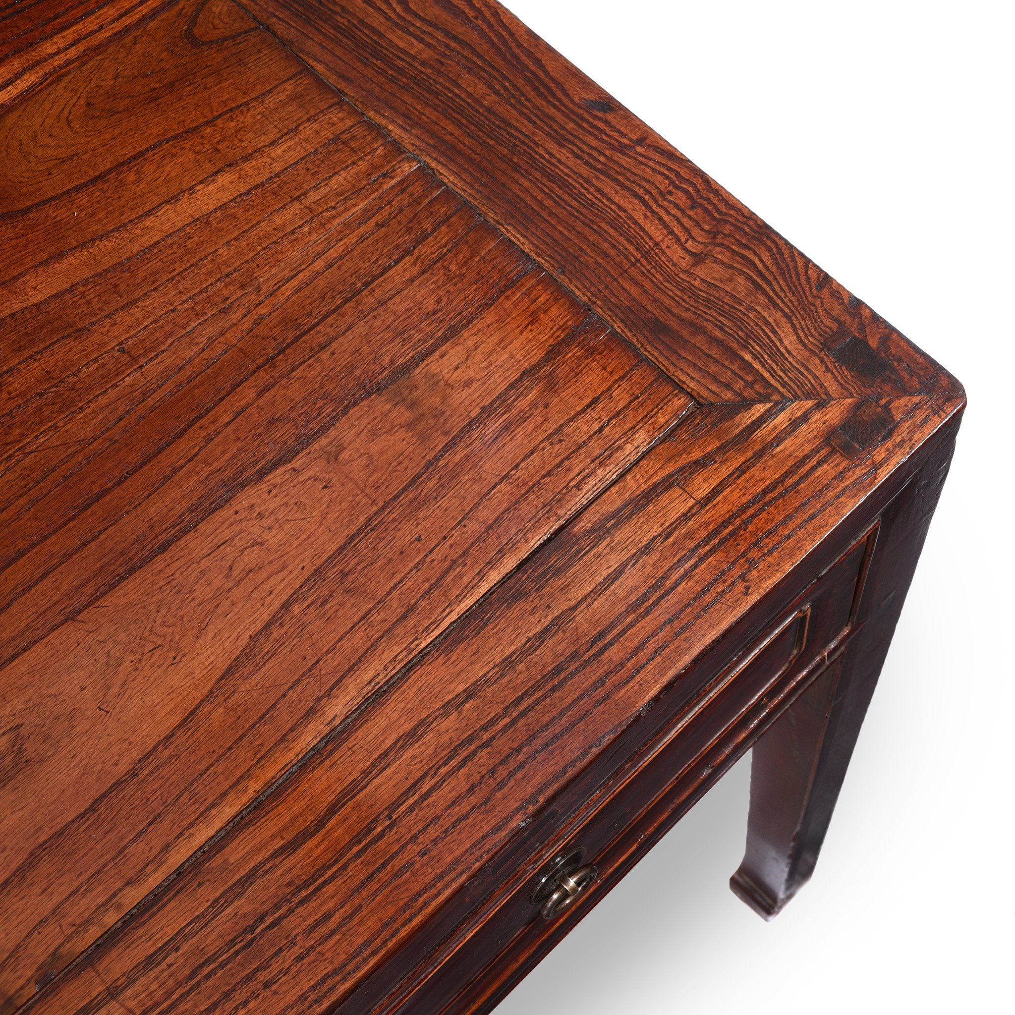 Burgundy Lacquer Altar Table From Shanxi - 19thC - Image 7