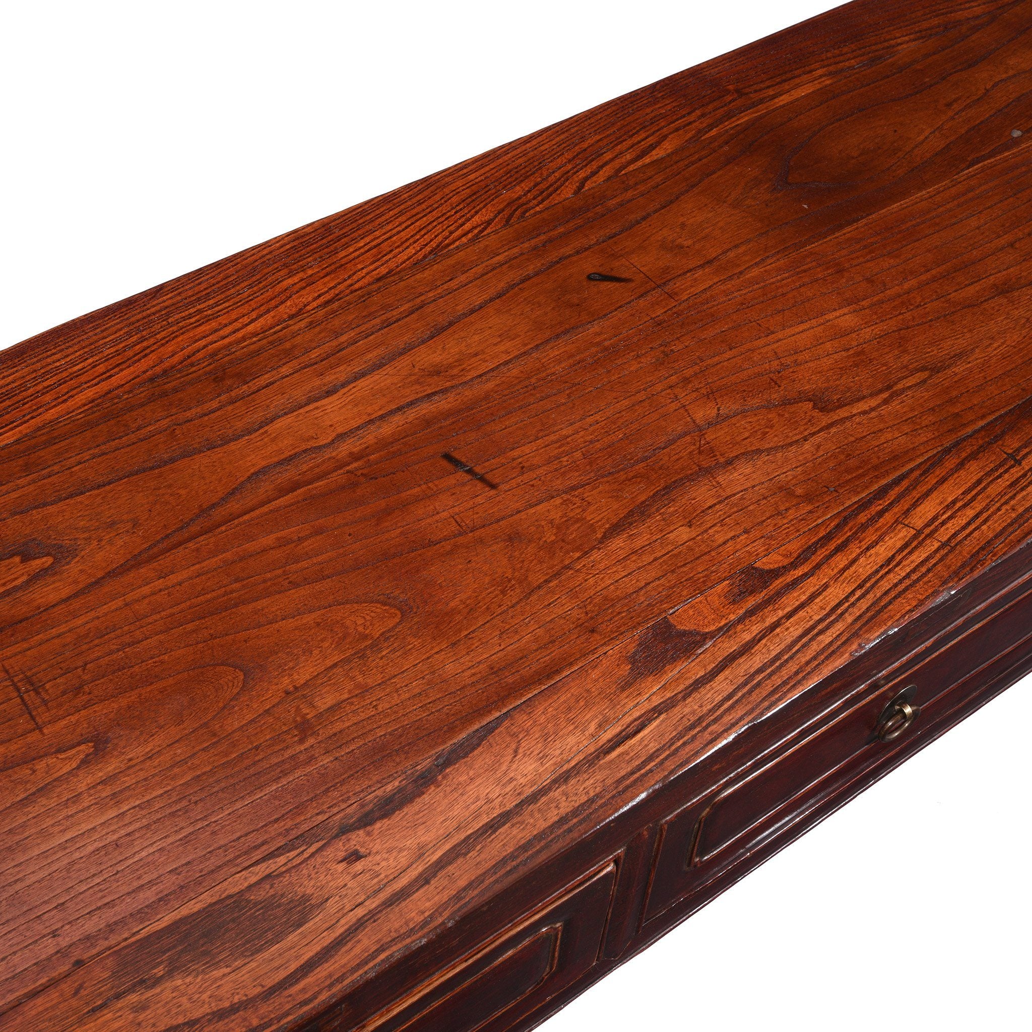 Burgundy Lacquer Altar Table From Shanxi - 19thC - Image 8