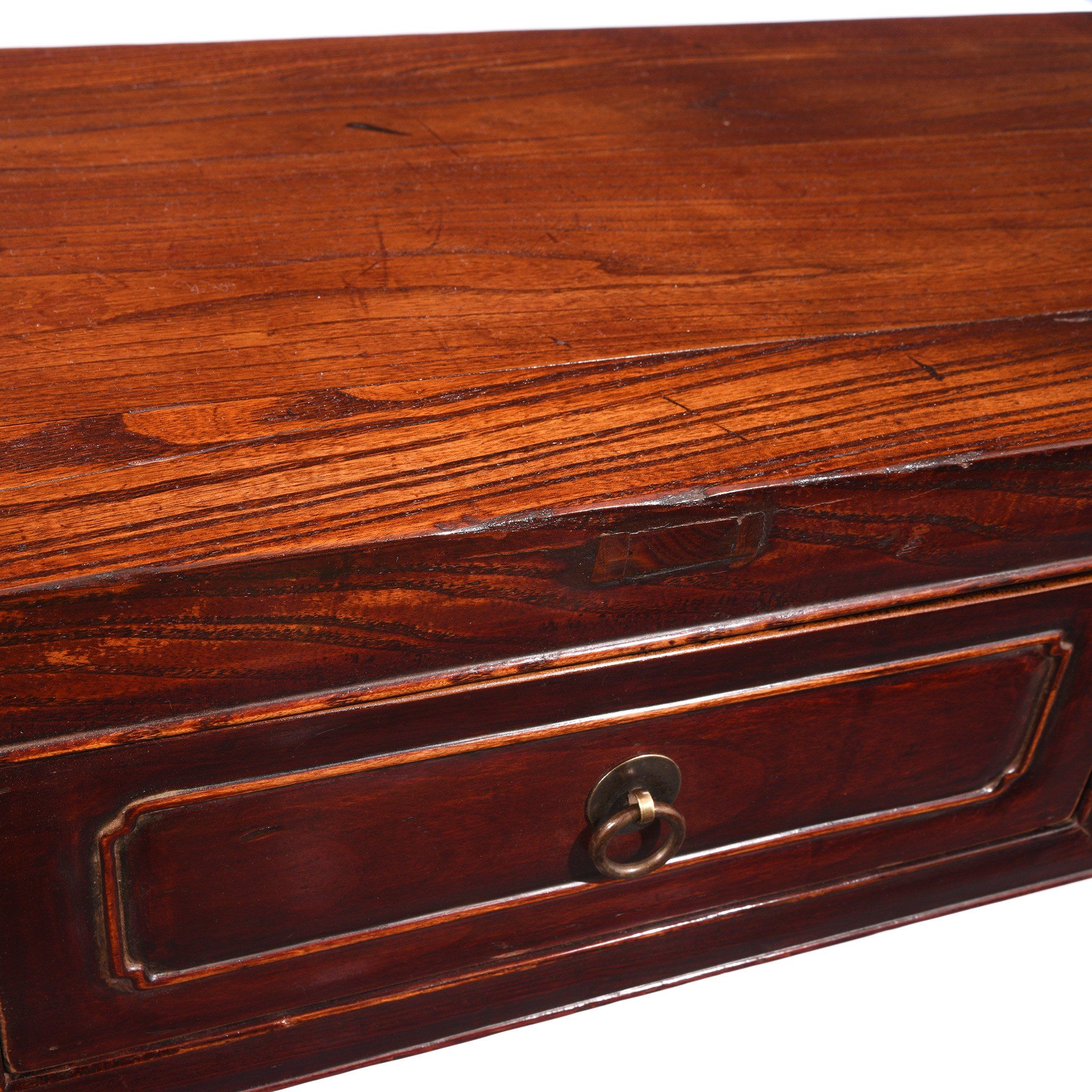 Burgundy Lacquer Altar Table From Shanxi - 19thC - Image 9