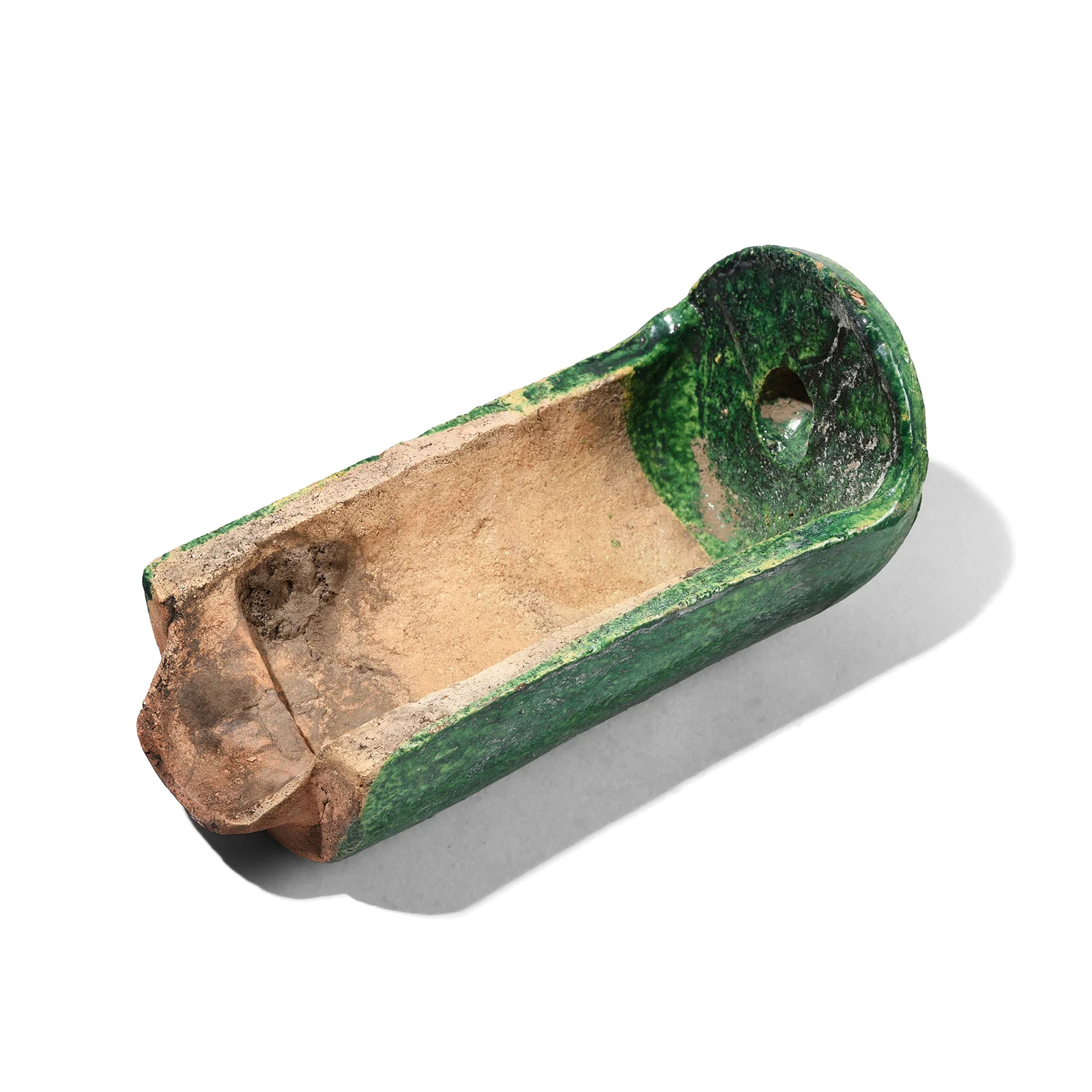Chinese Green Glazed Roof Tile. - Image 5