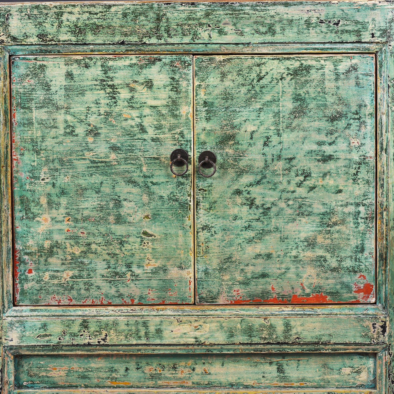Mint Painted Sideboard From Shanxi - Image 2