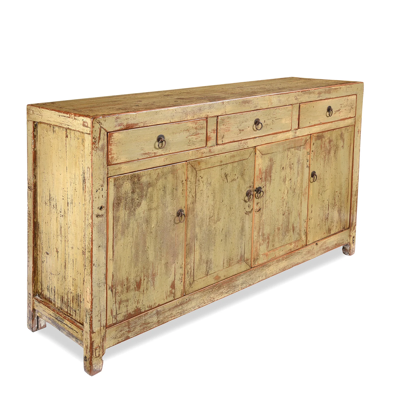 Chinese Grey Lacquer Sideboard Made From Reclaimed Wood - Image 2