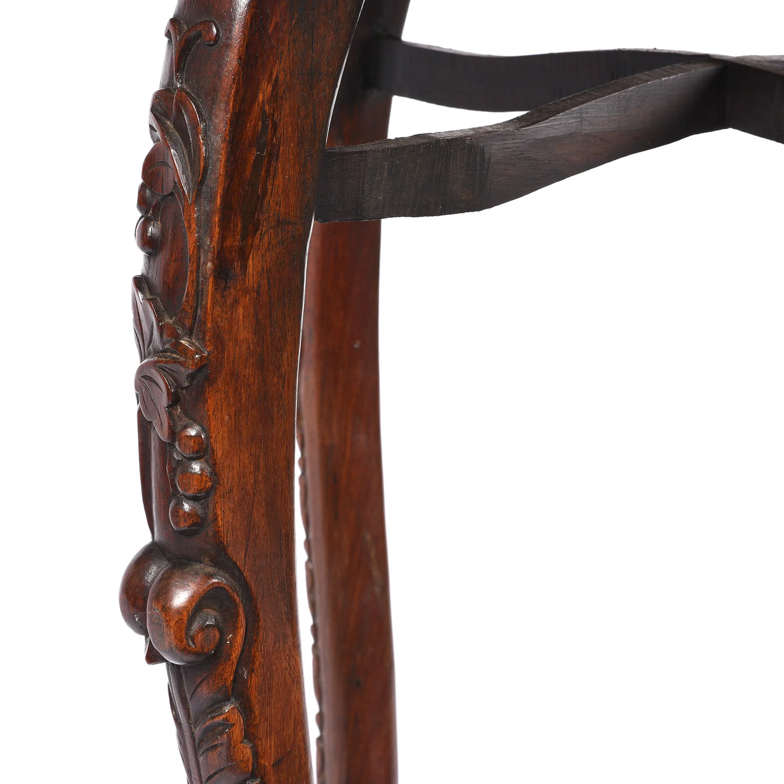 Chinese Hongmu Jardinière Stand With Inset Marble - Late 19th Century - Image 5