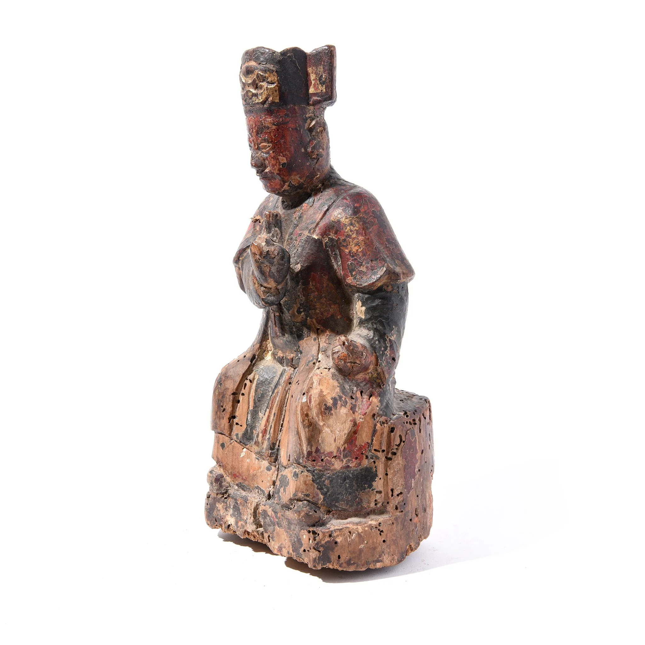 Chinese Immortal or Ancestor Figure - 19thC - Image 3