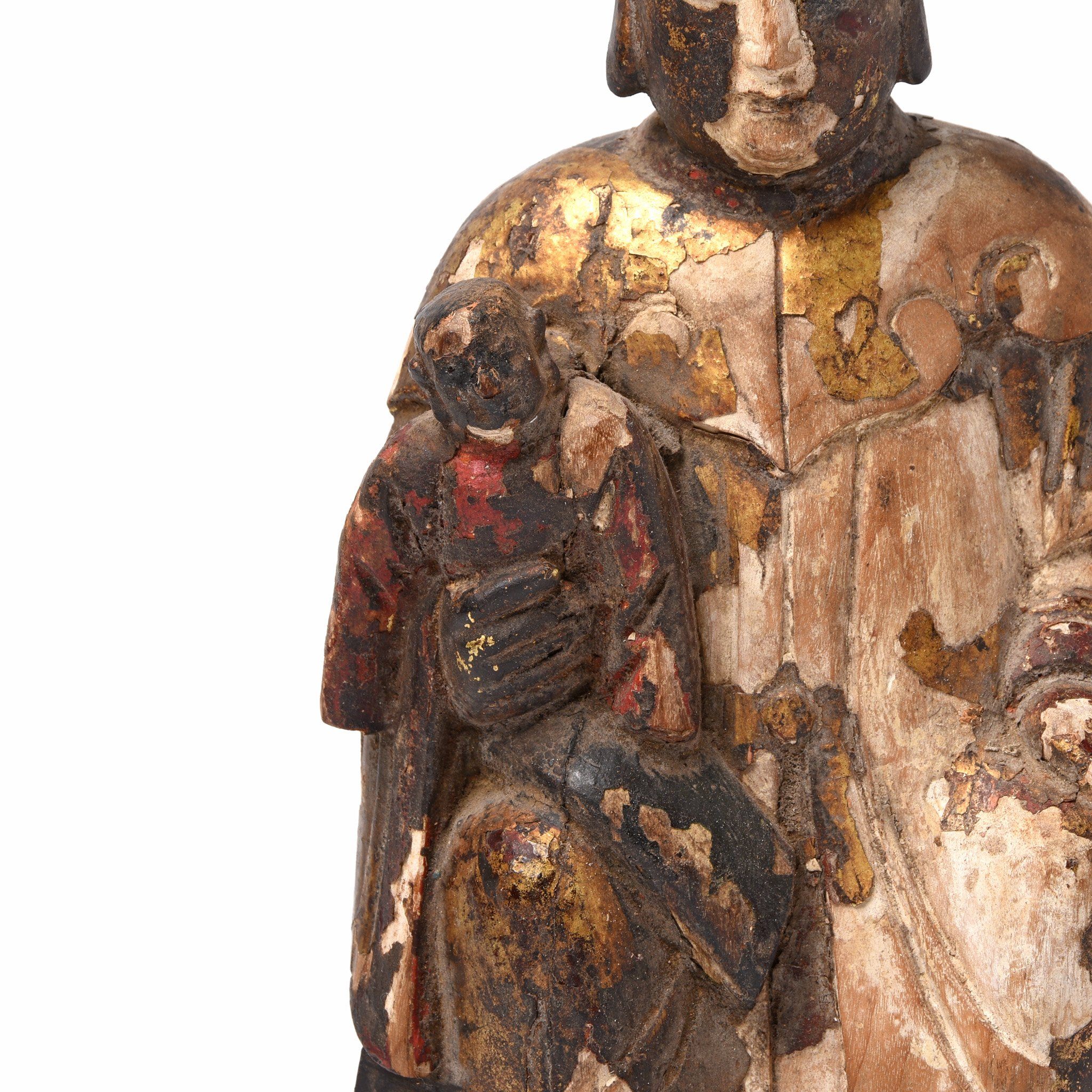 Chinese Immortal or Ancestor Figure - 19thC - Image 3