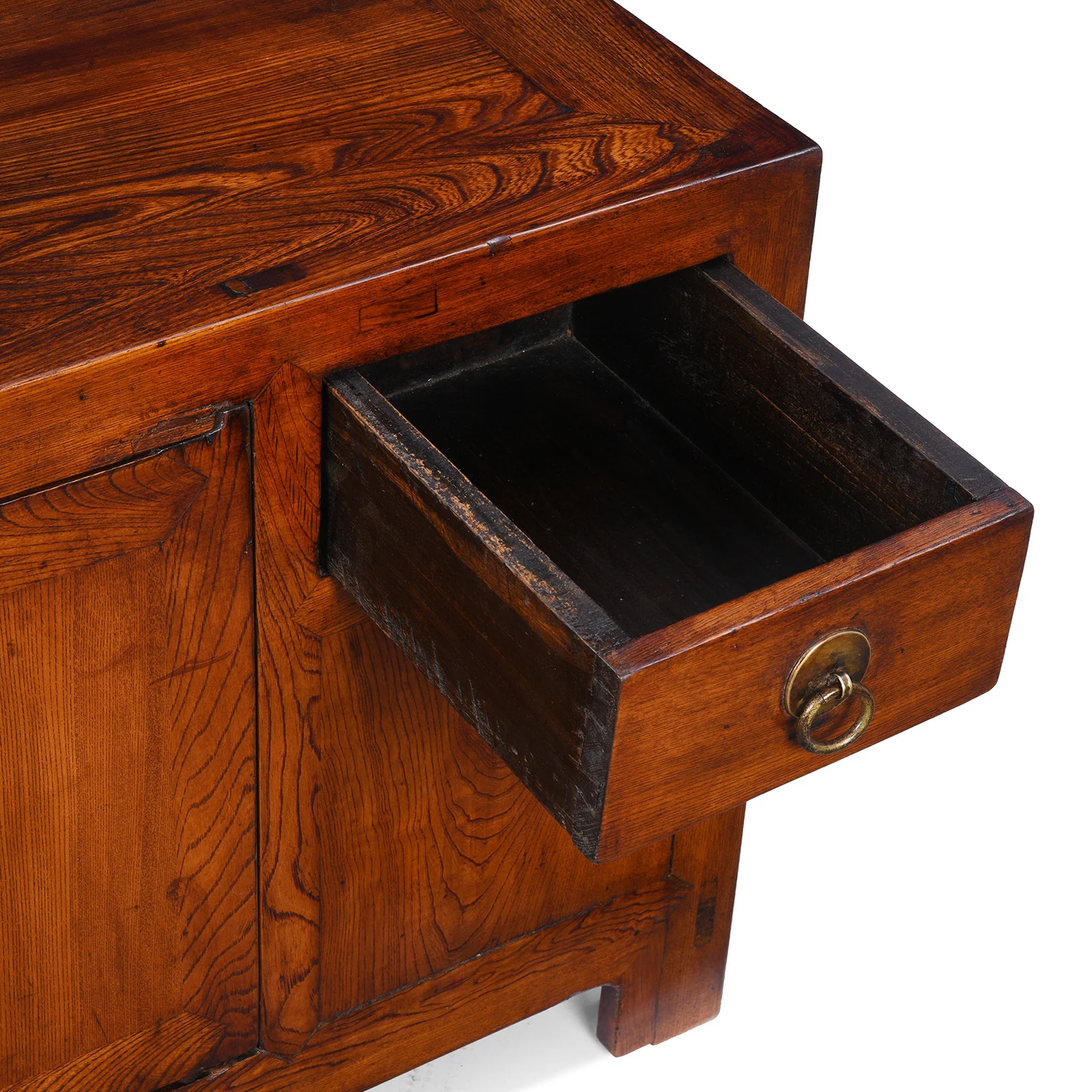 Elm Shandong Kang Cabinet - 19th Century - Image 6