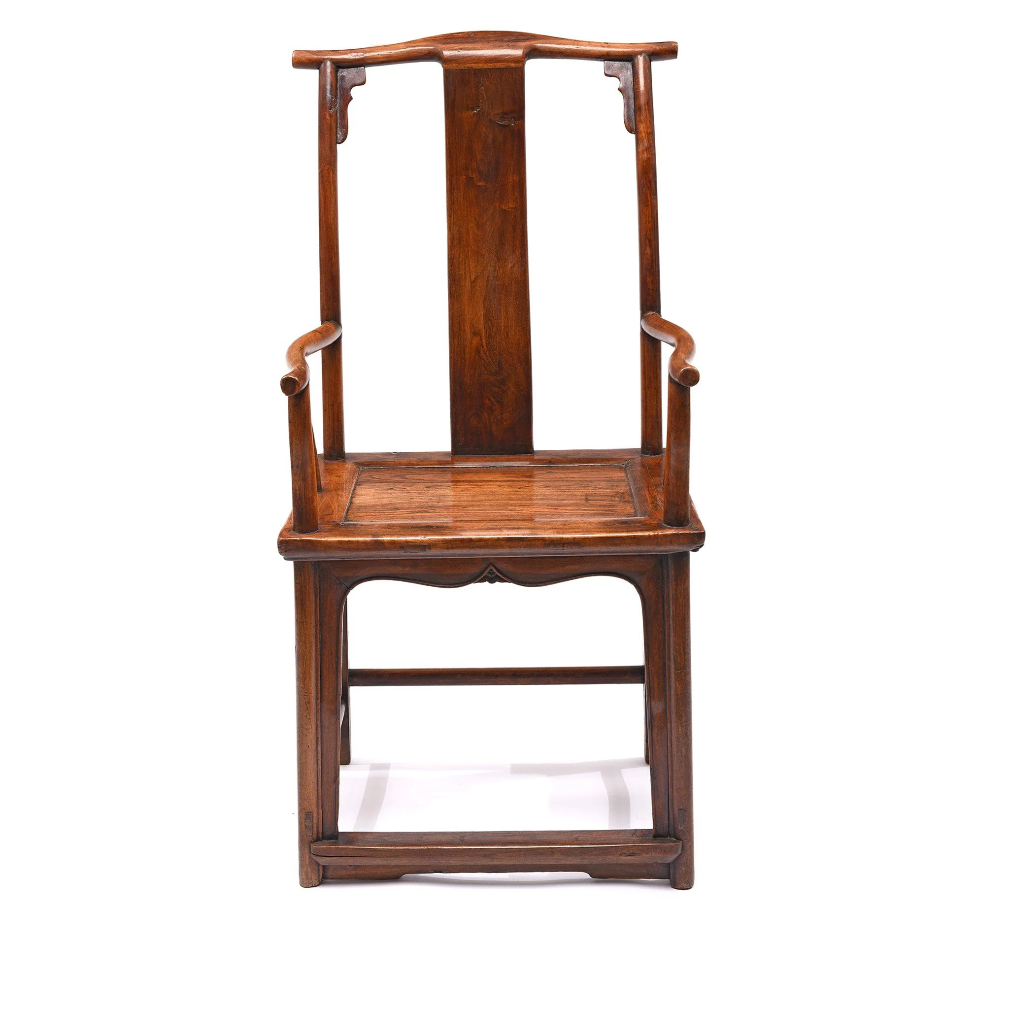 Walnut Chinese Officials Hat Chair From Shanxi - 19thC - Image 3