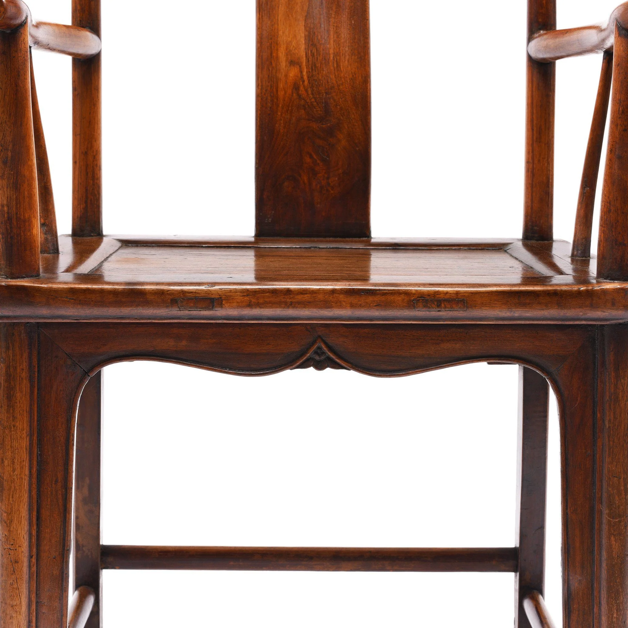 Walnut Chinese Officials Hat Chair From Shanxi - 19thC - Image 7