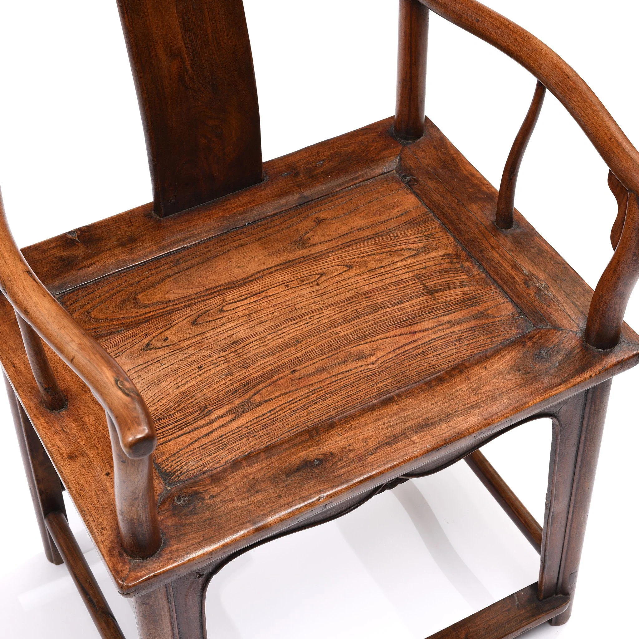 Walnut Chinese Officials Hat Chair From Shanxi - 19thC - Image 8