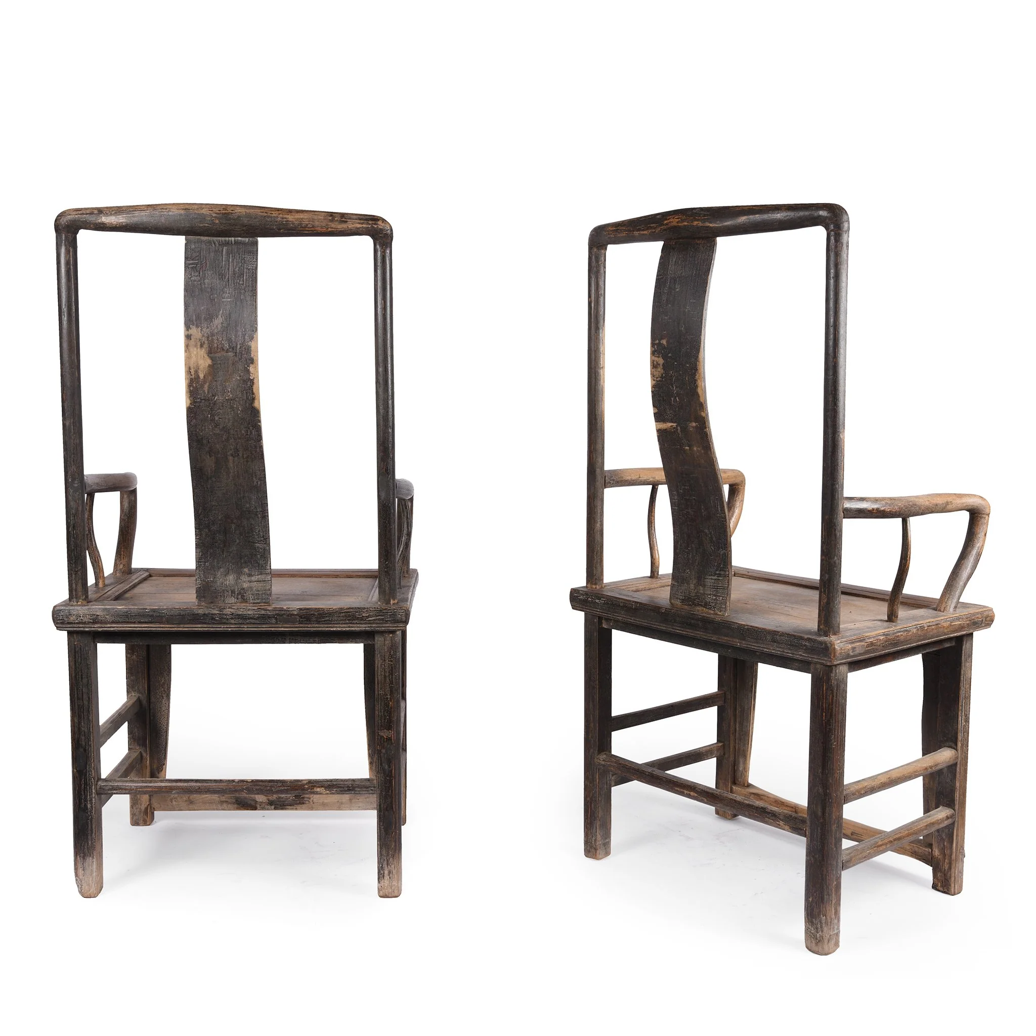 Official's Hat Chair From Shanxi Province - 19thC - Image 4