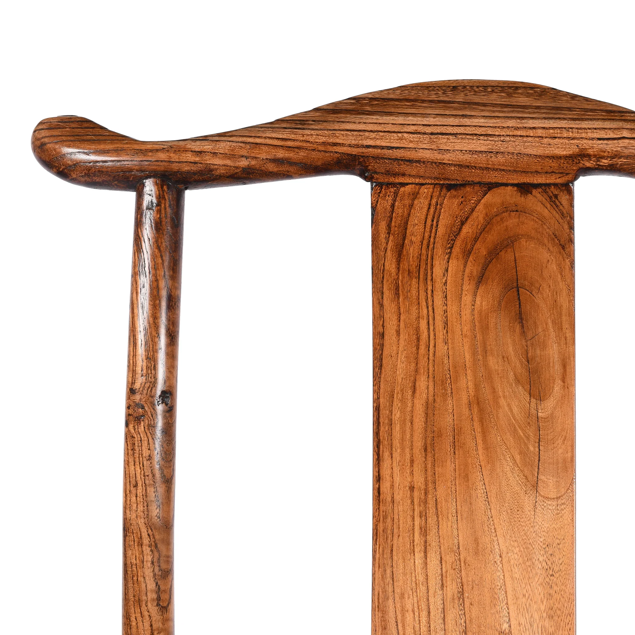 Walnut Chinese Officials Hat Chair From Shanxi - 19thC - Image 2