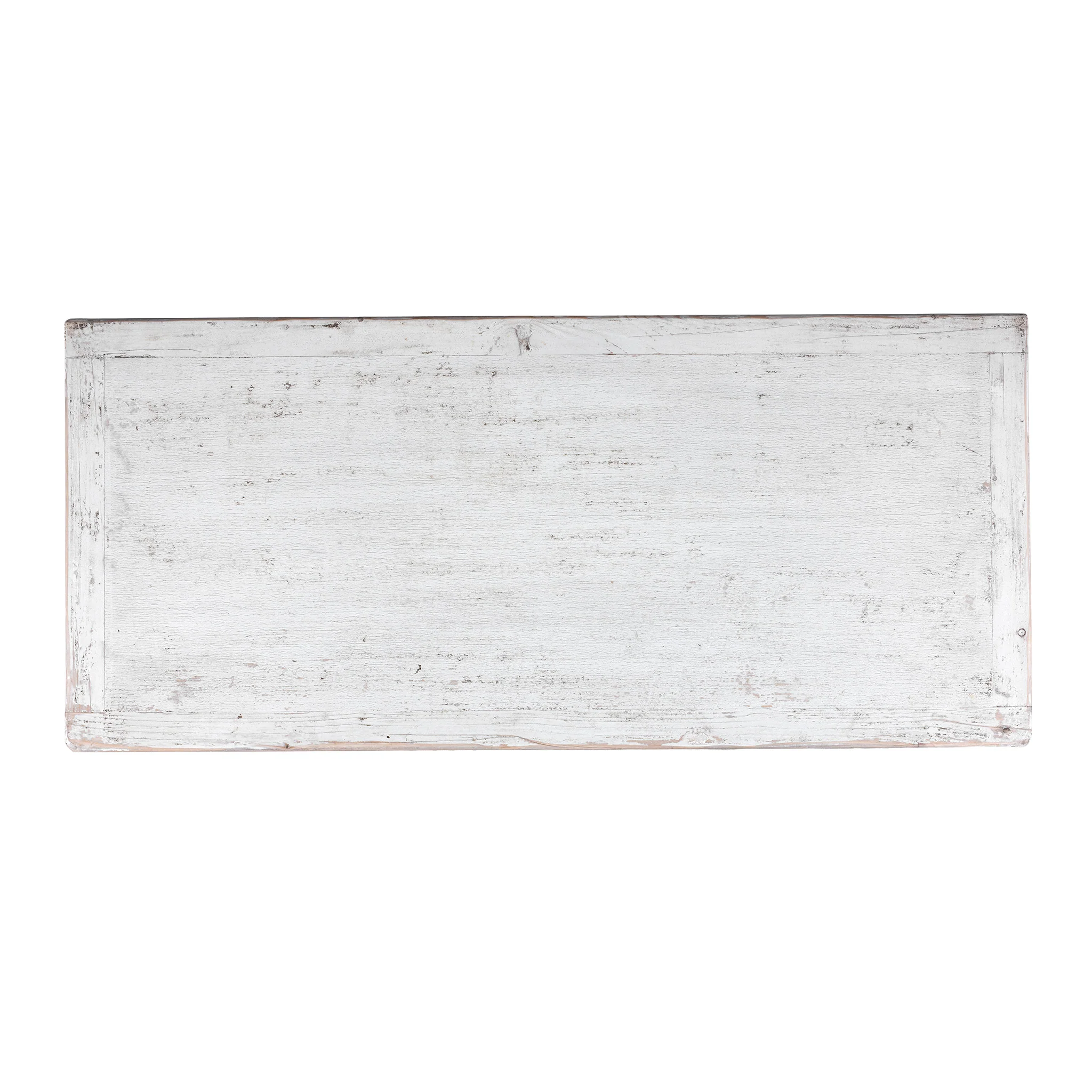 Chinese Painted 2 Door Side Cabinet Made From Reclaimed Pine - Image 7