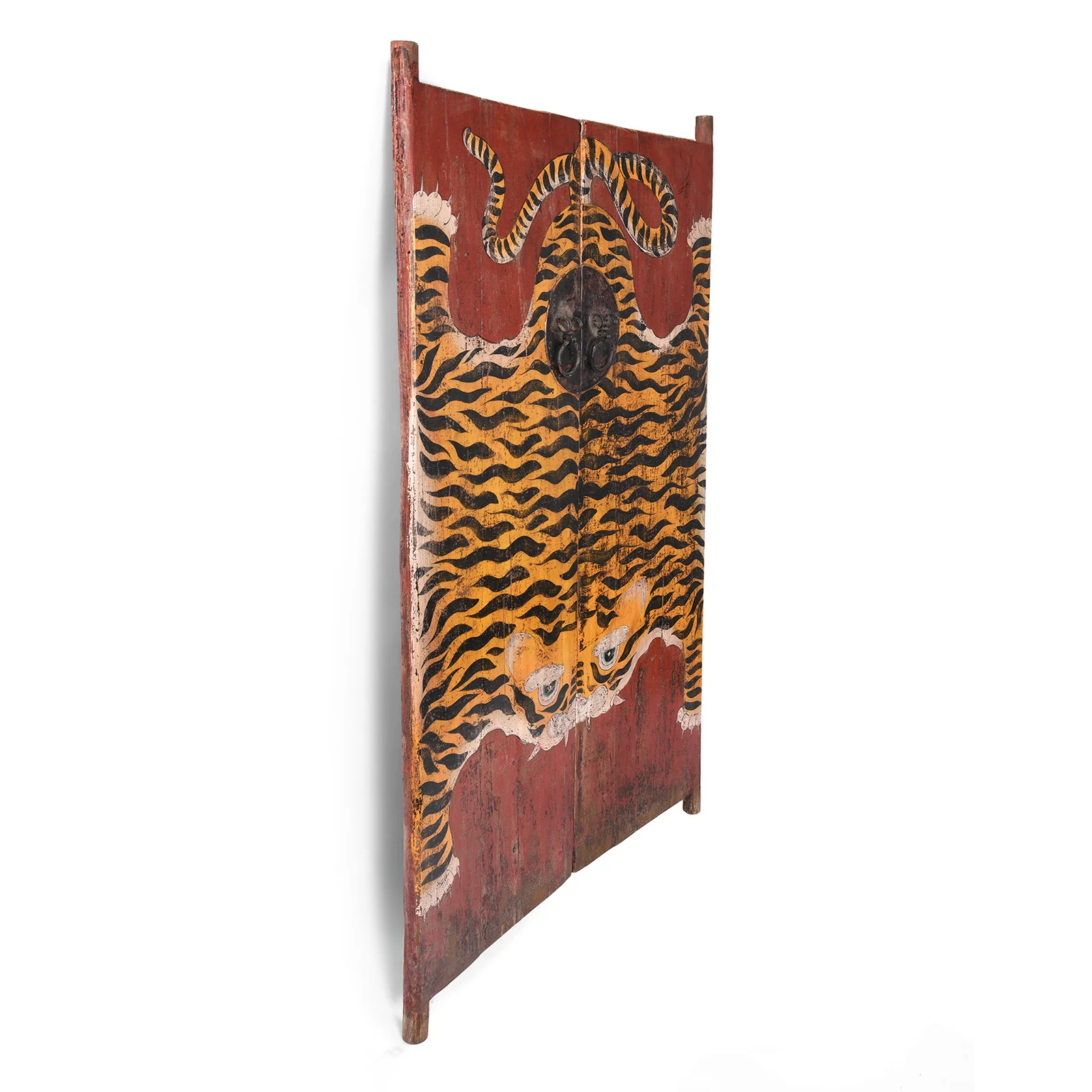 Painted Tiger Doors From Qinghai - Image 3