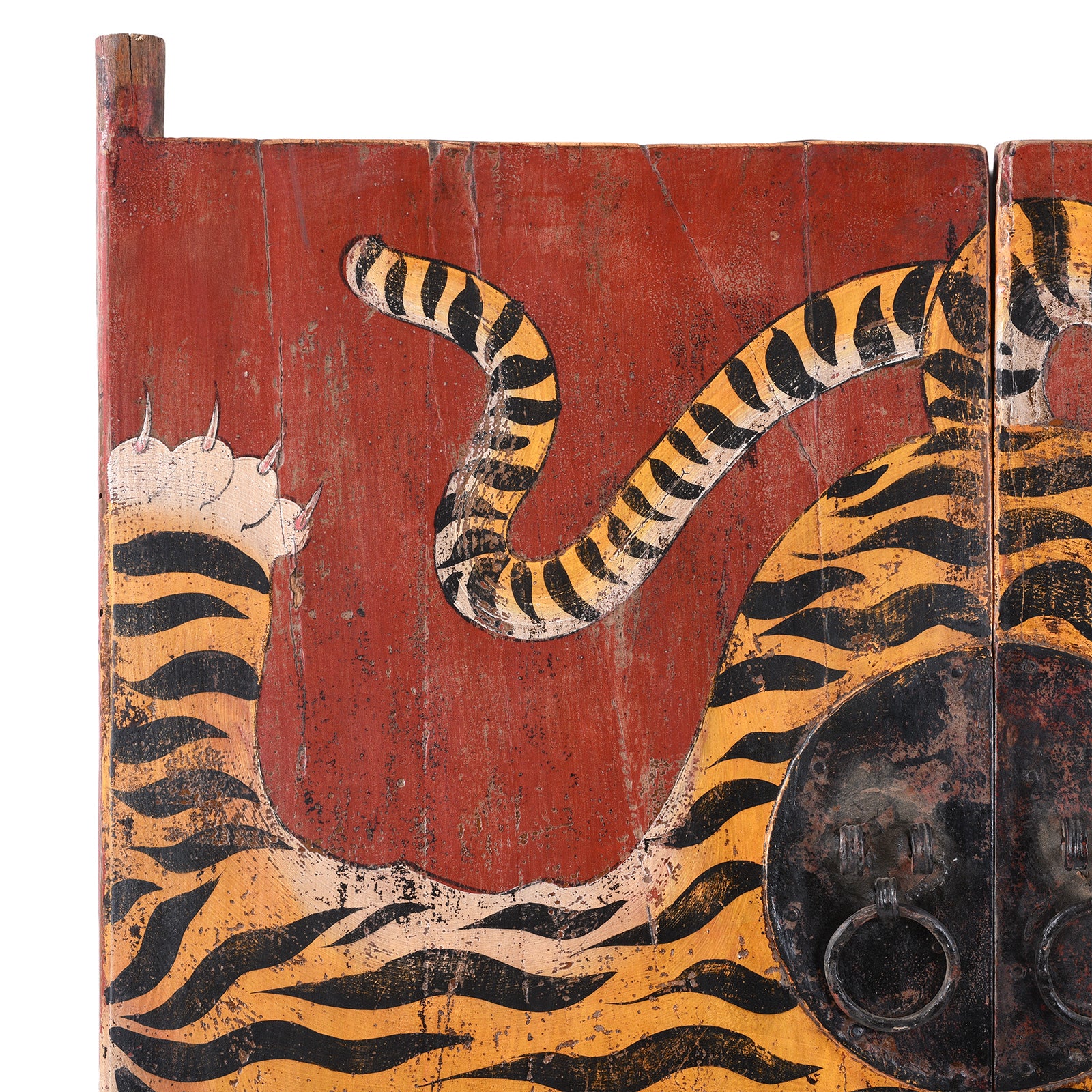 Painted Tiger Doors From Qinghai - Image 4
