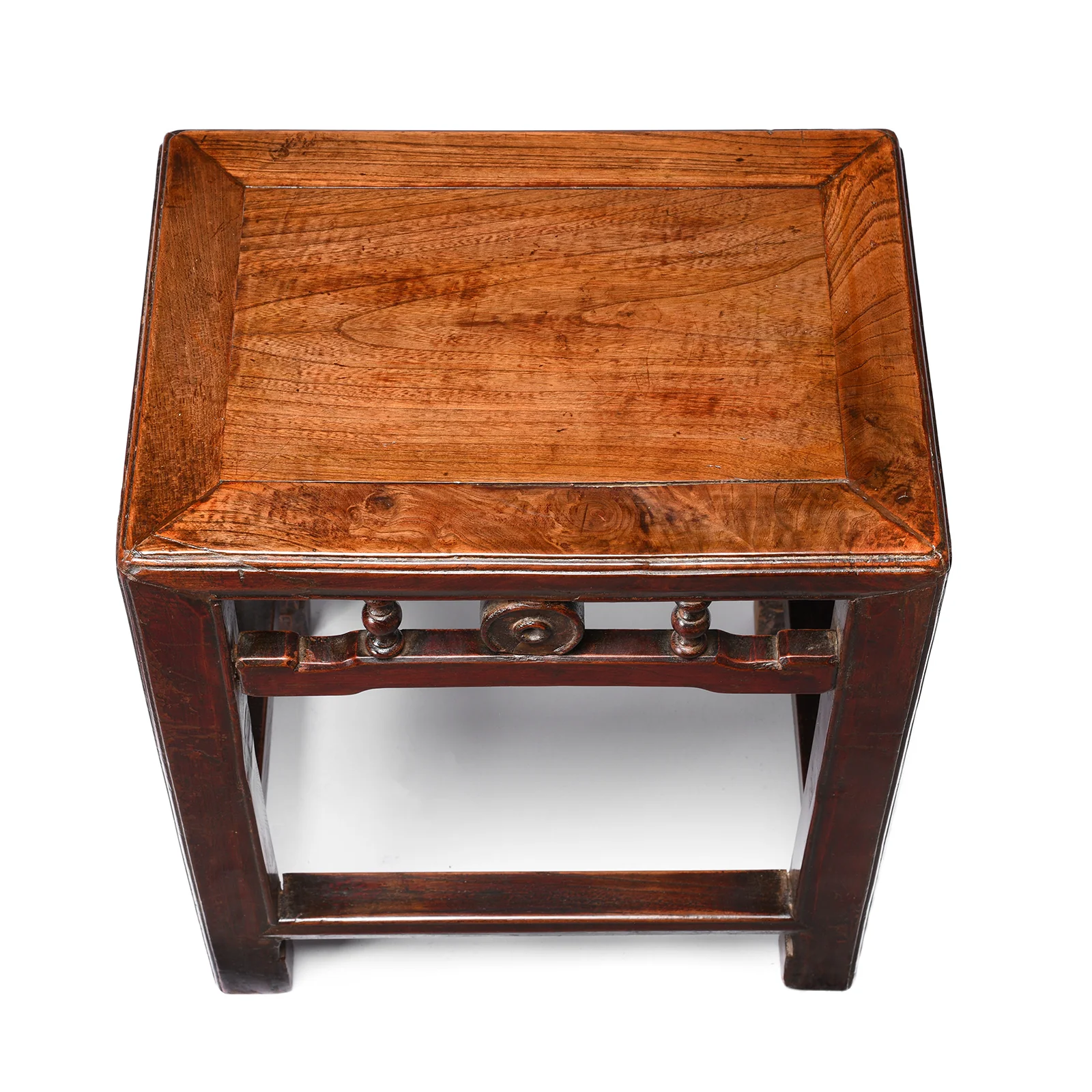 Chinese Red Elm Side Table From Jiangsu Province - 19thC - Image 3