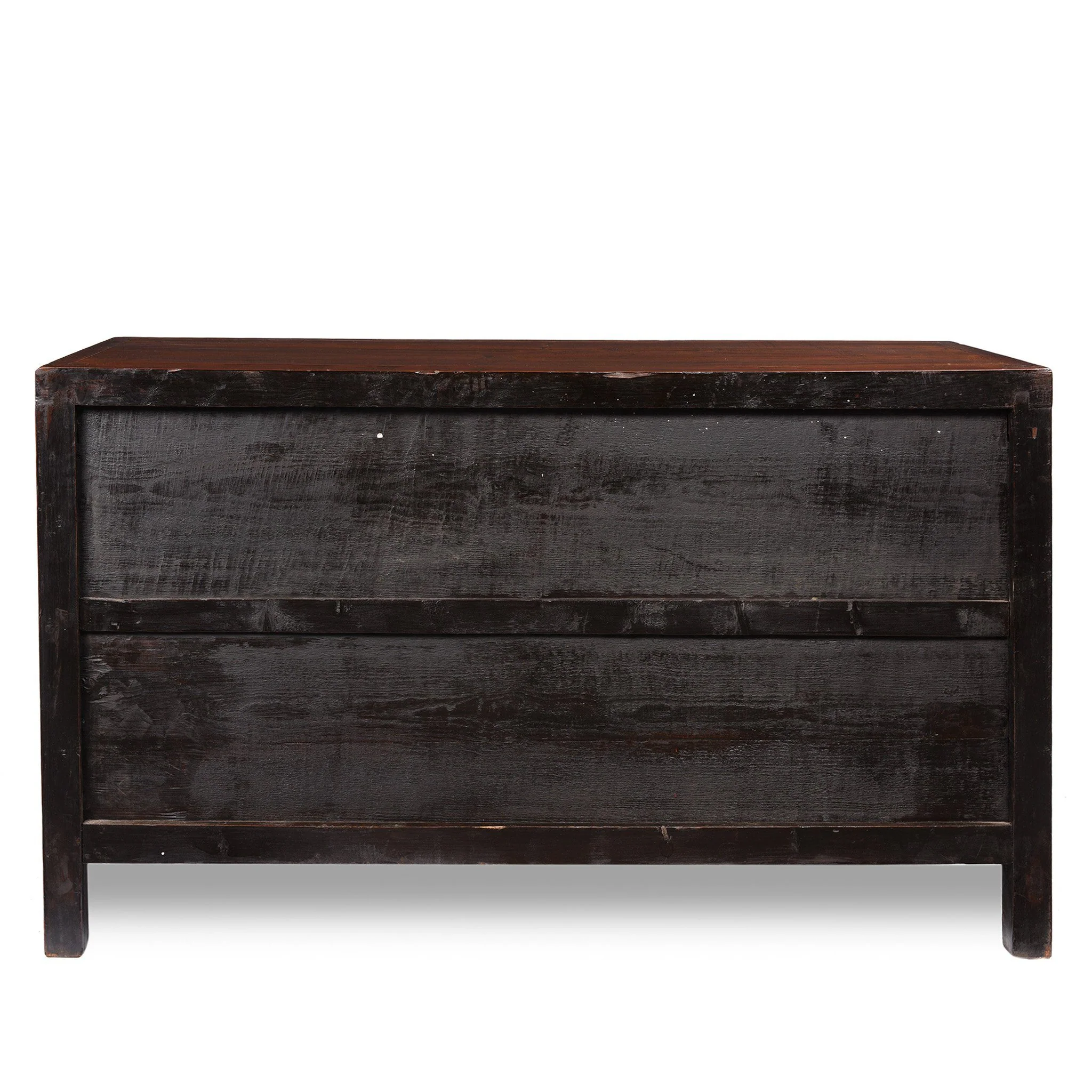 Red Lacquer Chinese Sideboard From Dongbei - Ca 1920 - Image 11
