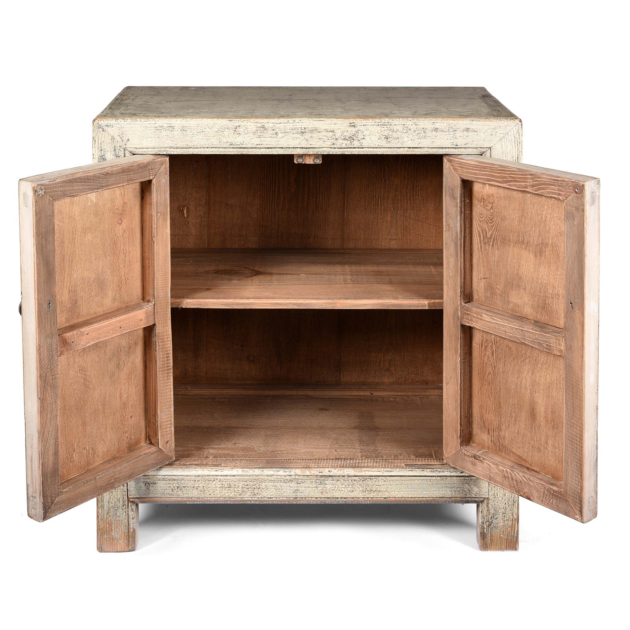 Chinese Side Cabinet Made From Reclaimed Pine - Image 4