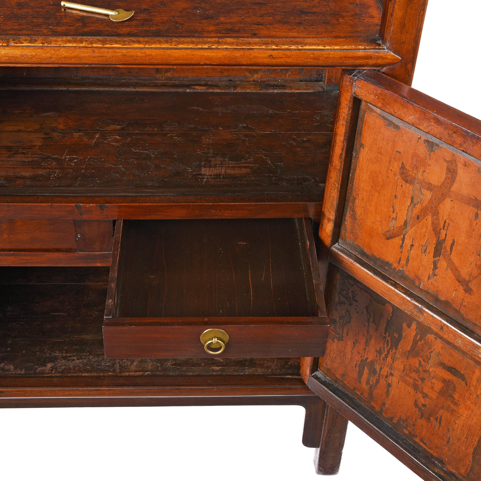 Chinese Walnut Shelf From Jiangsu - 19th Century - Image 9