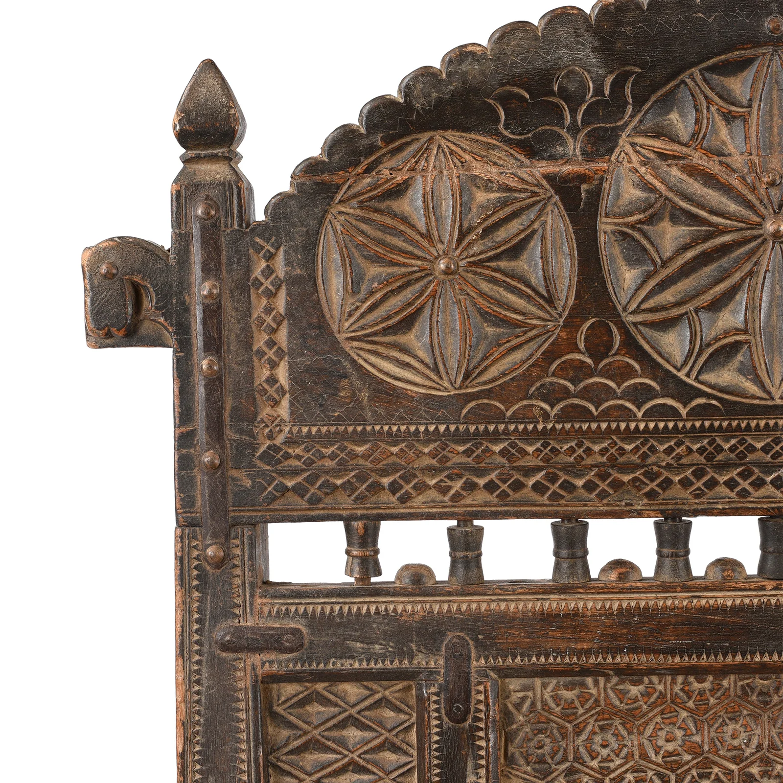 Indian Pidha Dowry Chair From Shekhawati - 19th Century - Image 2