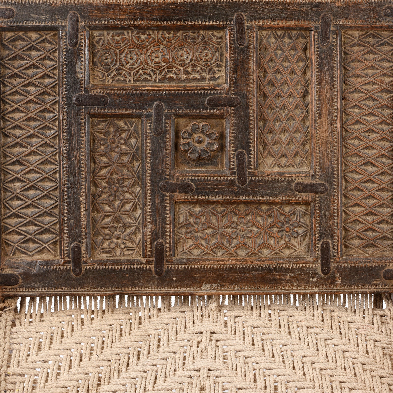 Indian Pidha Dowry Chair From Shekhawati - 19th Century - Image 4