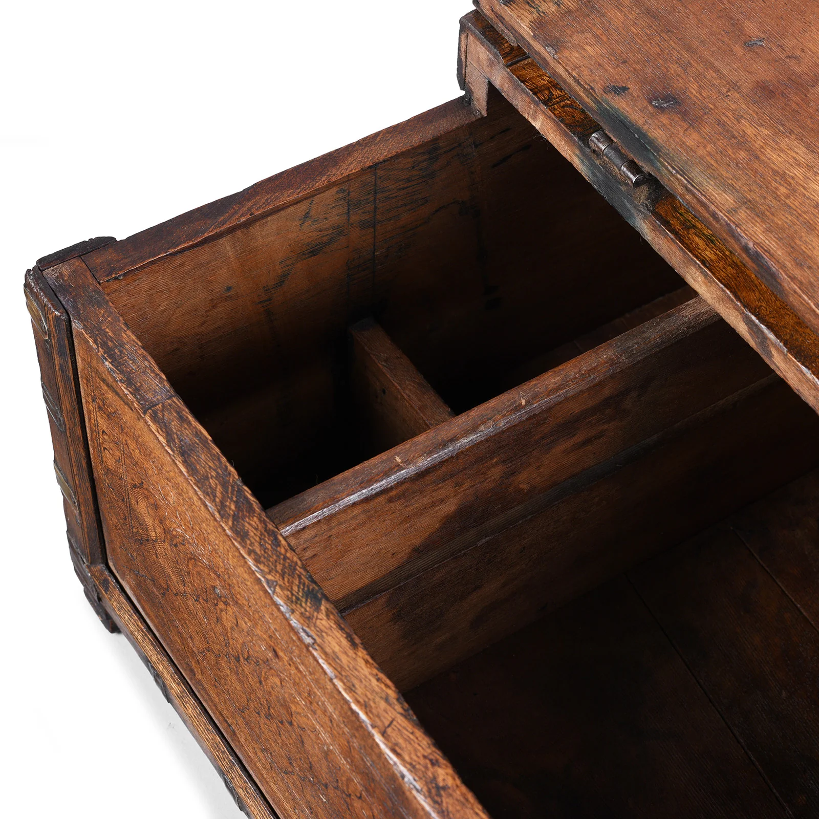 Chip Carved Merchants Box From Rajasthan - 19thC - Image 6