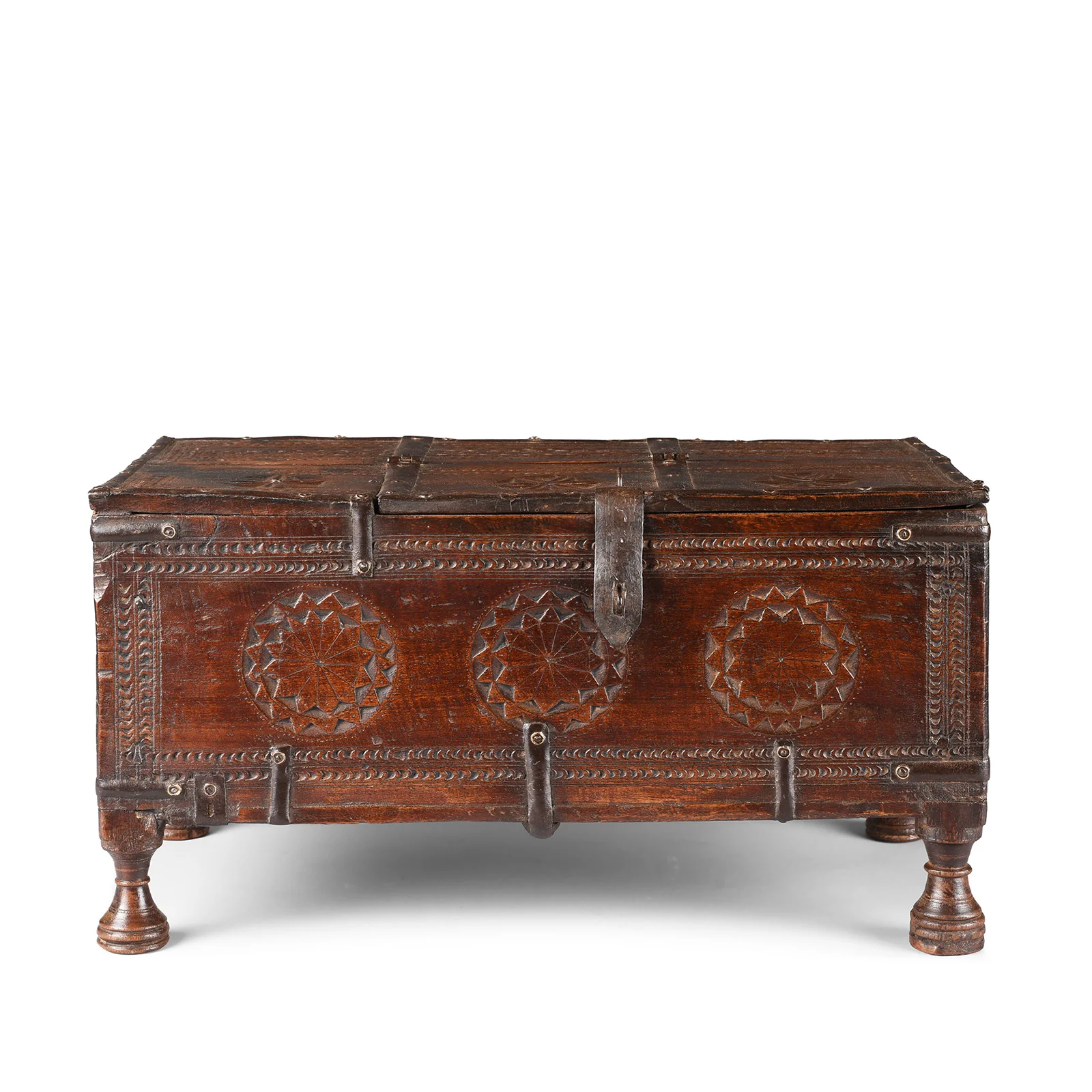 Indian Merchants Box From Shekhawati - 19th Century - Image 3