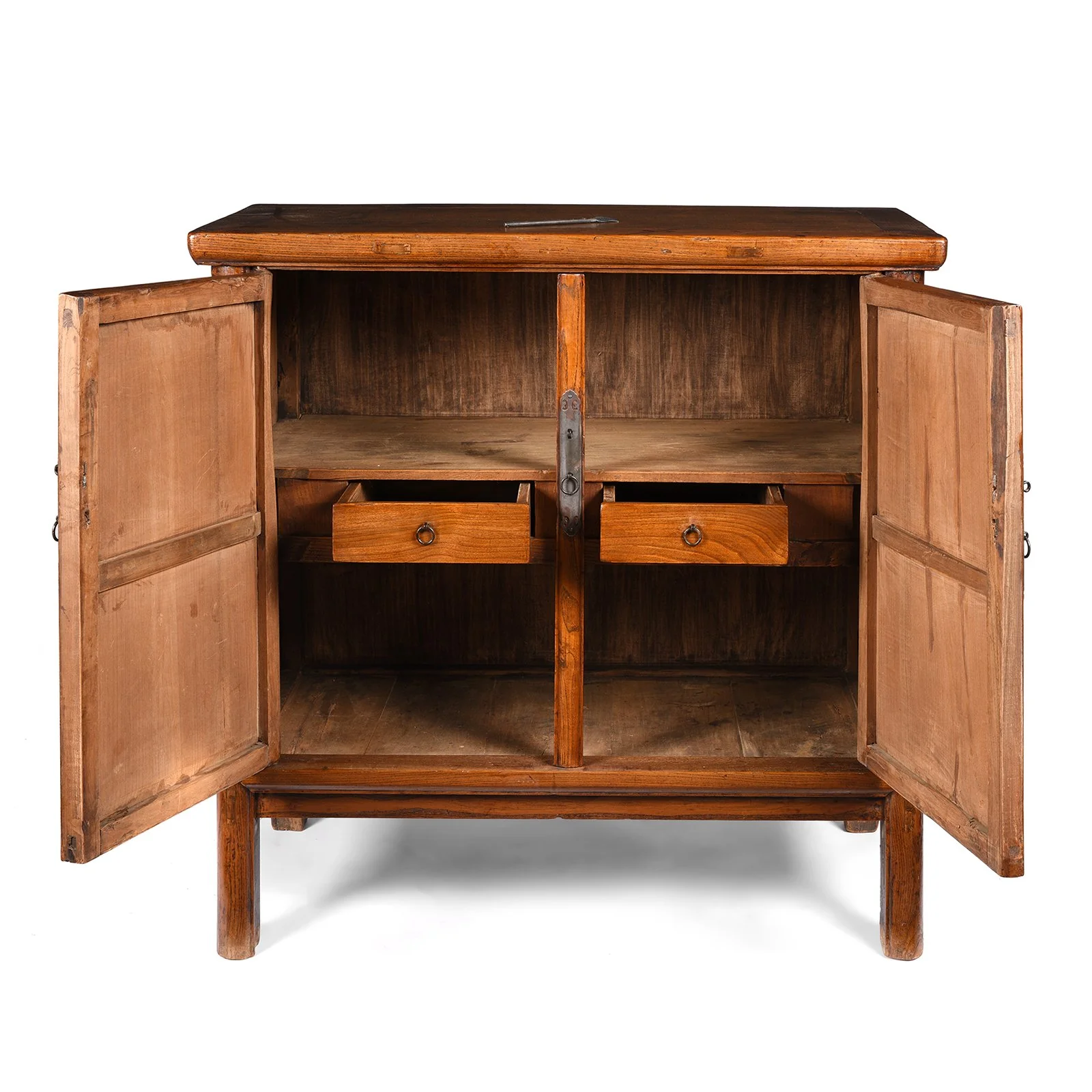 Elm Tapered Cabinet From Shanxi - 19thC - Image 4