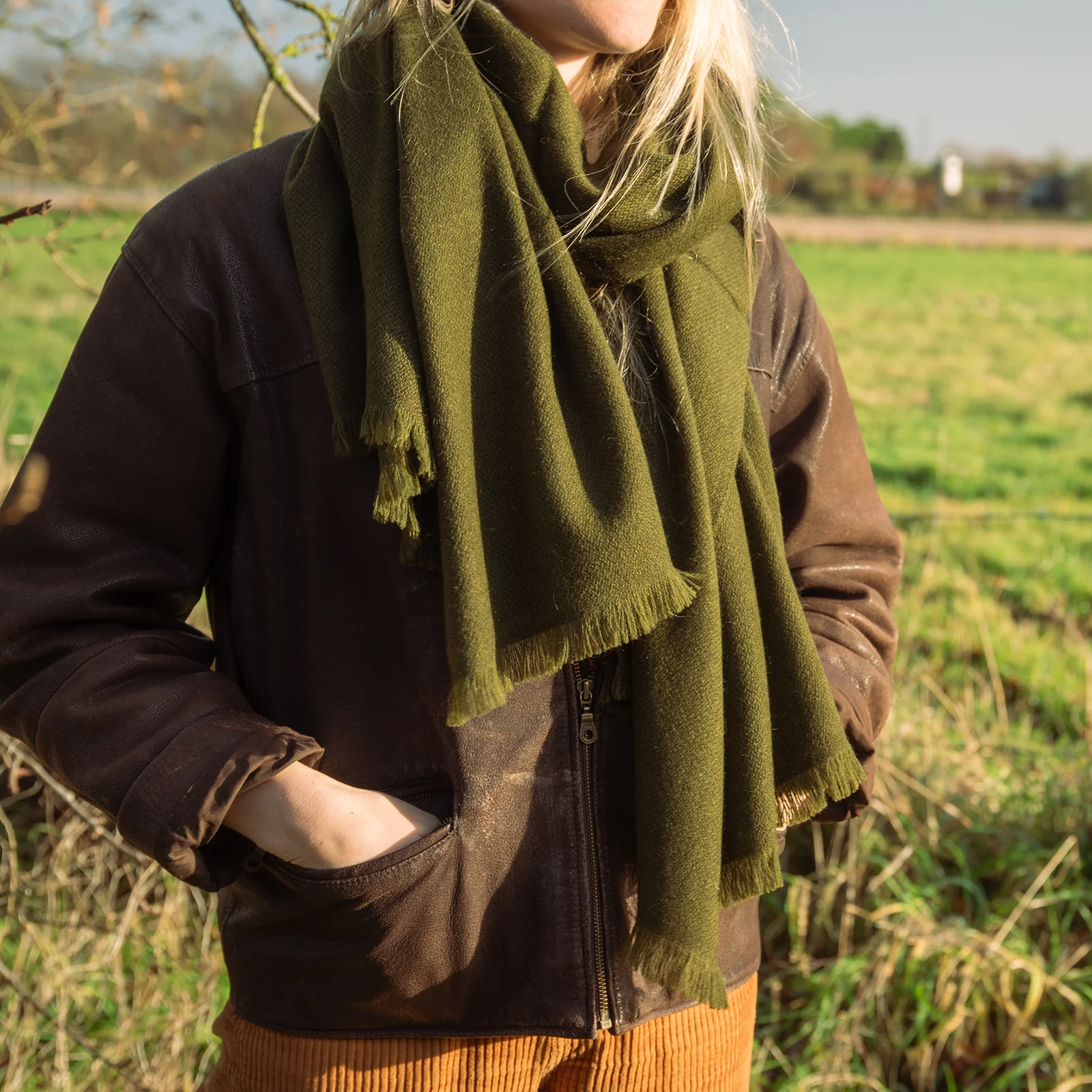 The Roman Cashmere Shawl by Cosi - 4 Colours - Image 5