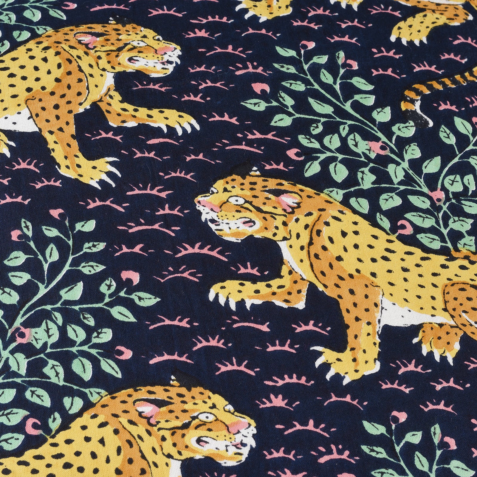 Cotton Leopard Design Cushion Cover with Pad - Image 6