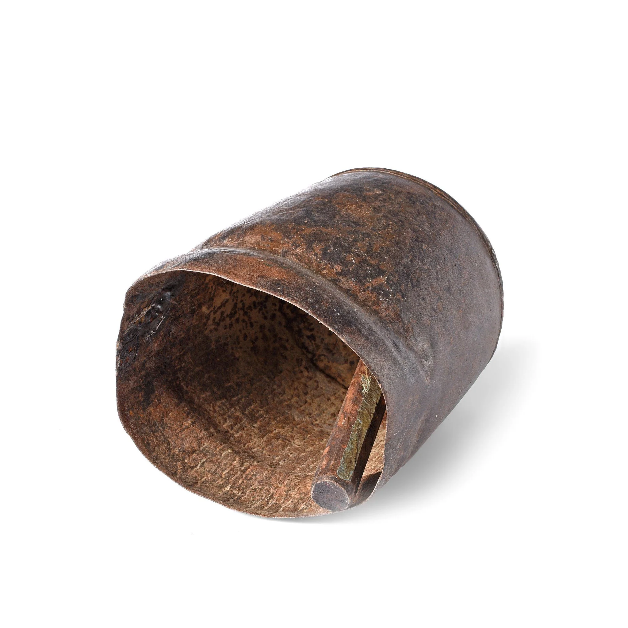 Large Iron Indian Cow Bell From Rajasthan - Image 2