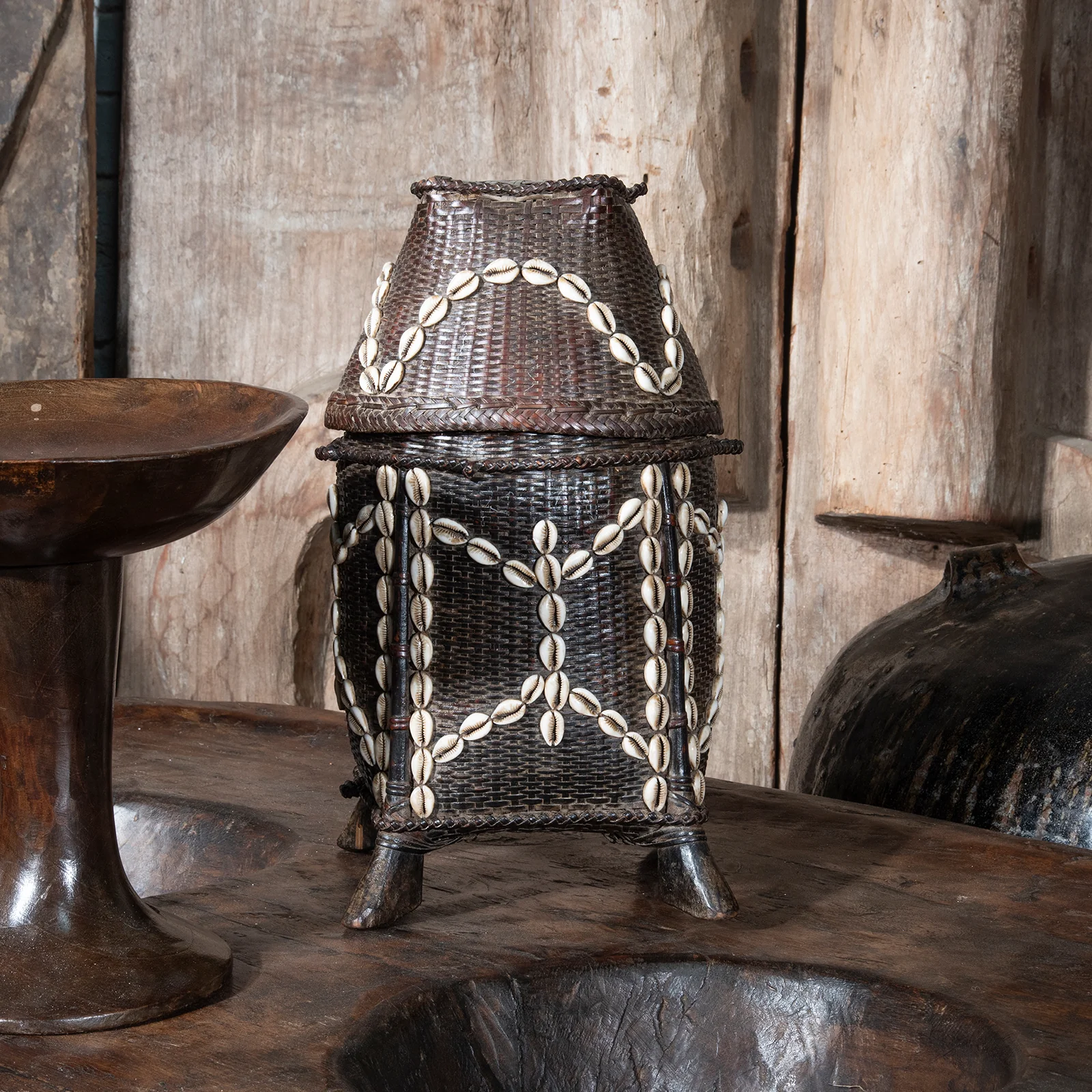 Old Tribal Mortar From Nagaland - Ca 1920 - Image 4