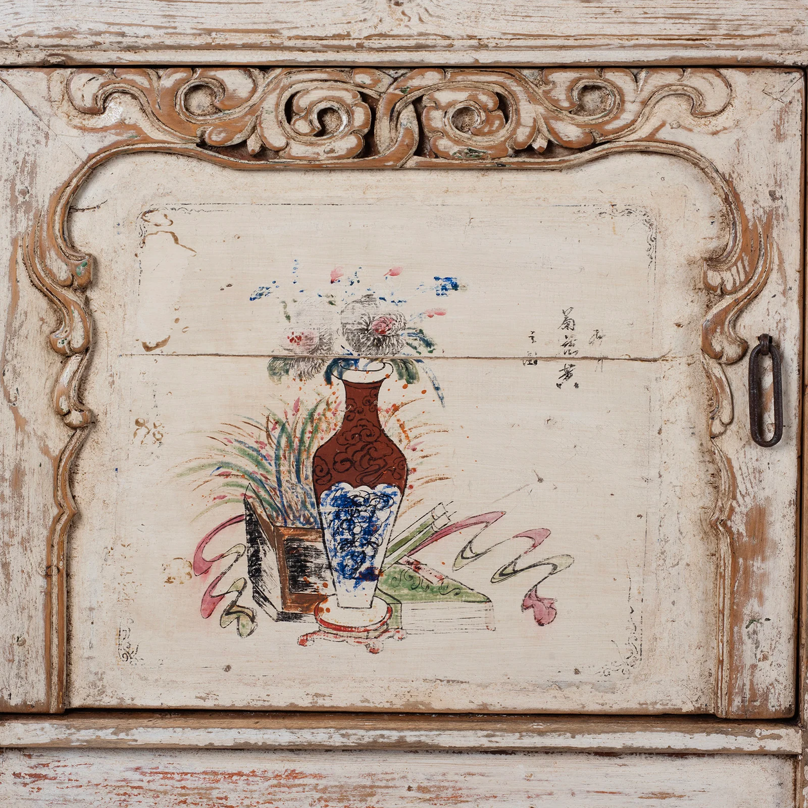 Painted Sideboard From Qinghai - 19th Century - Image 7