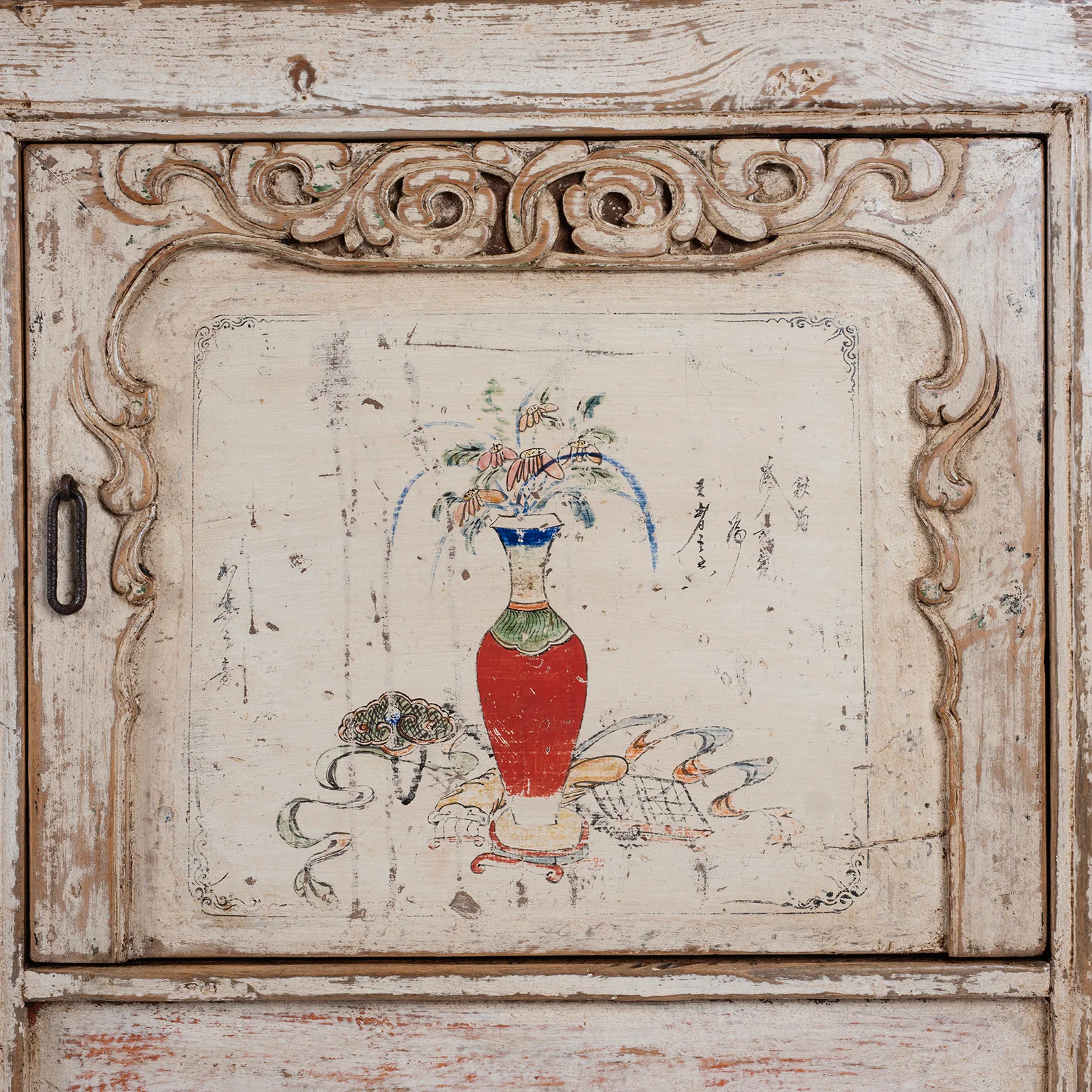 Painted Sideboard From Qinghai - 19th Century - Image 9