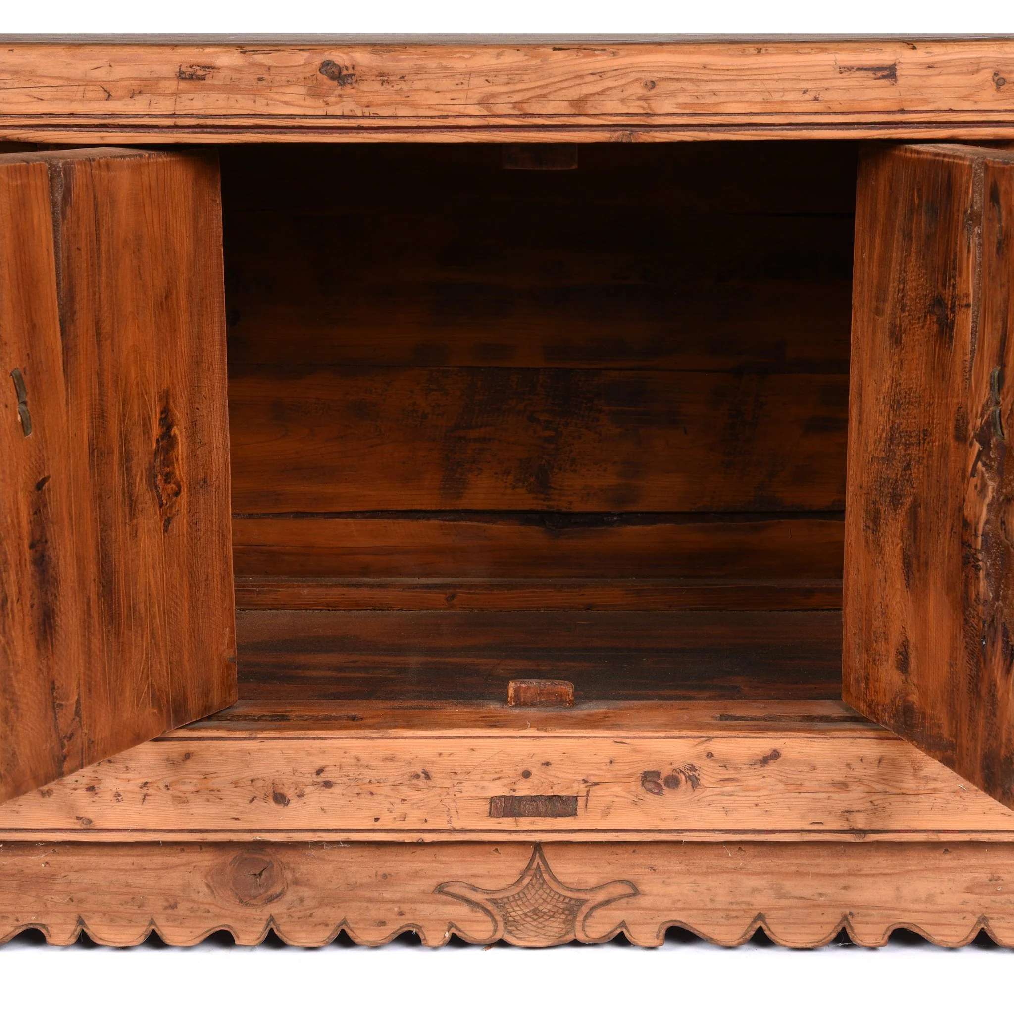 Low Chinese Kang Cabinet From Gansu - 19thC - Image 3