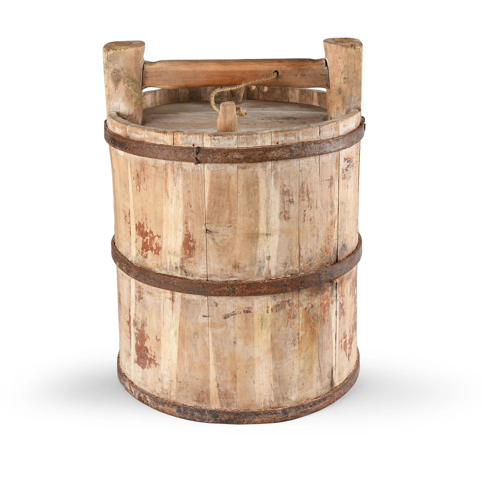 Cypress Wood Wine Storage Barrel - 1920 - Image 3