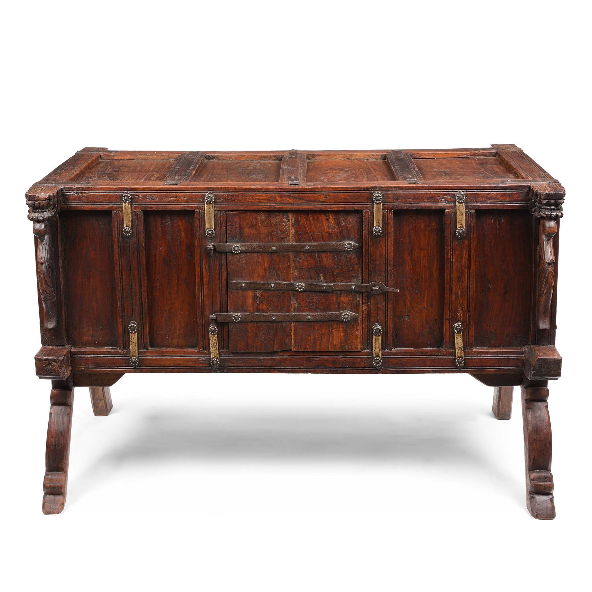 Manjus (Dowry Chest) From Banswara Tribal Region - 19thC