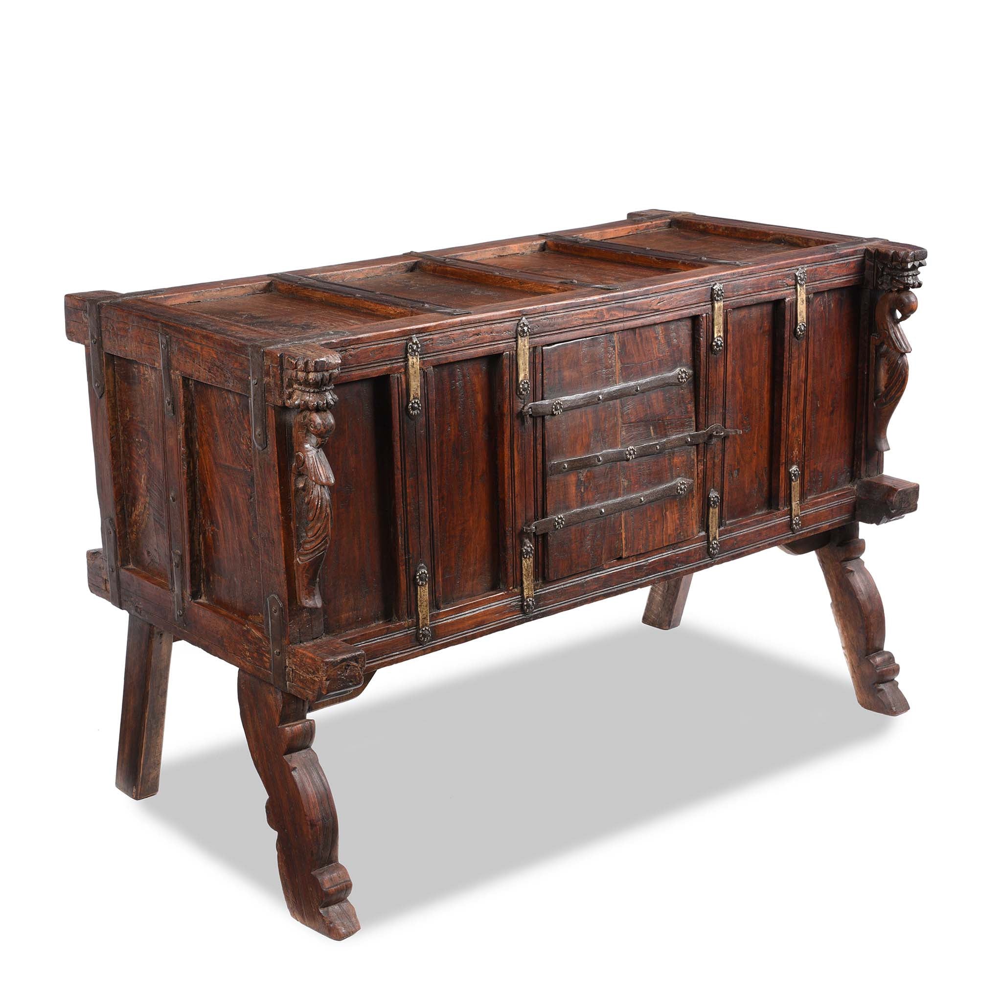 Manjus (Dowry Chest) From Banswara Tribal Region - 19thC - Image 3