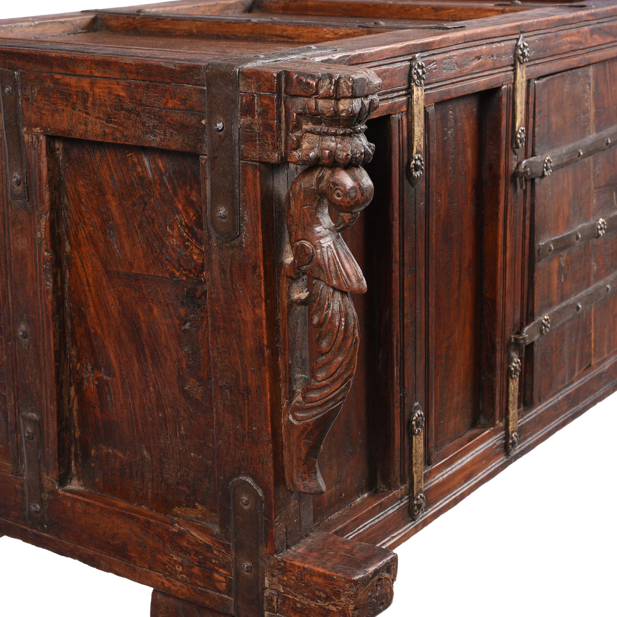 Manjus (Dowry Chest) From Banswara Tribal Region - 19thC - Image 8