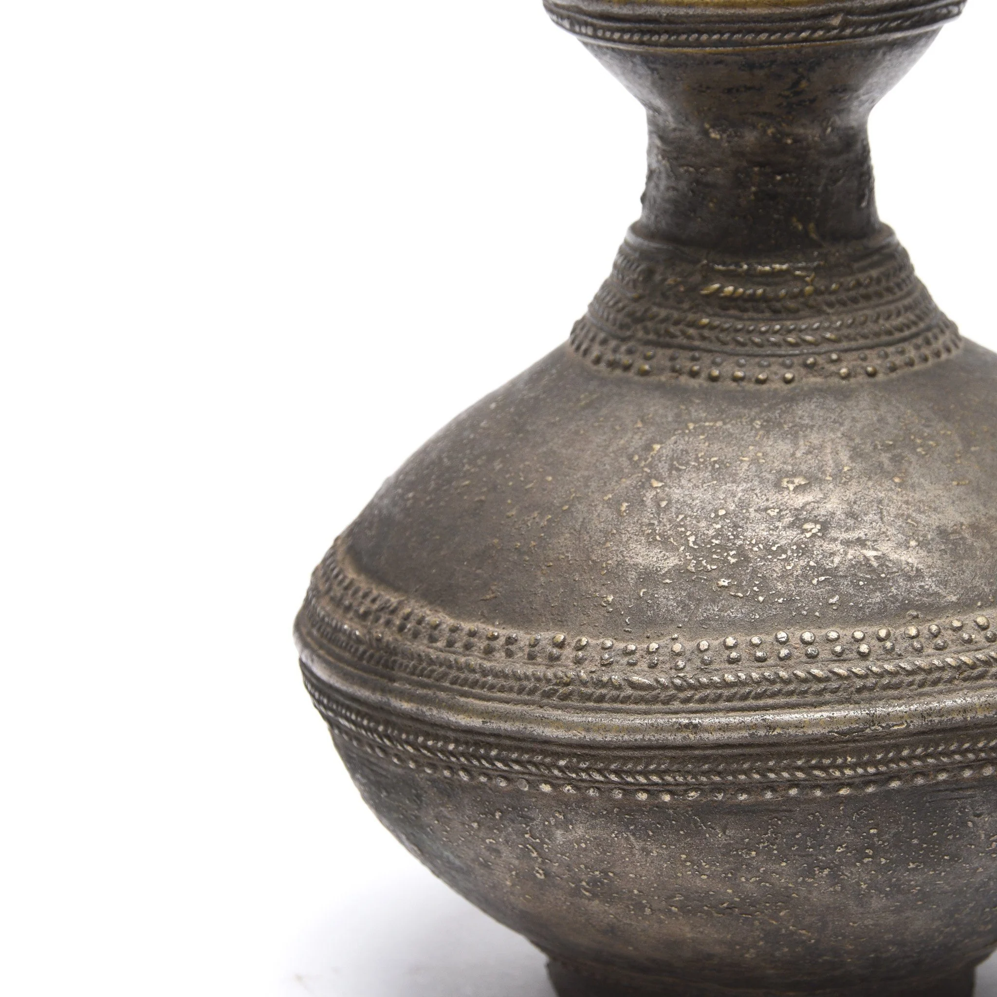 Dhokra Brass Pot From Orissa - Ca 100 Yrs Old - Image 3