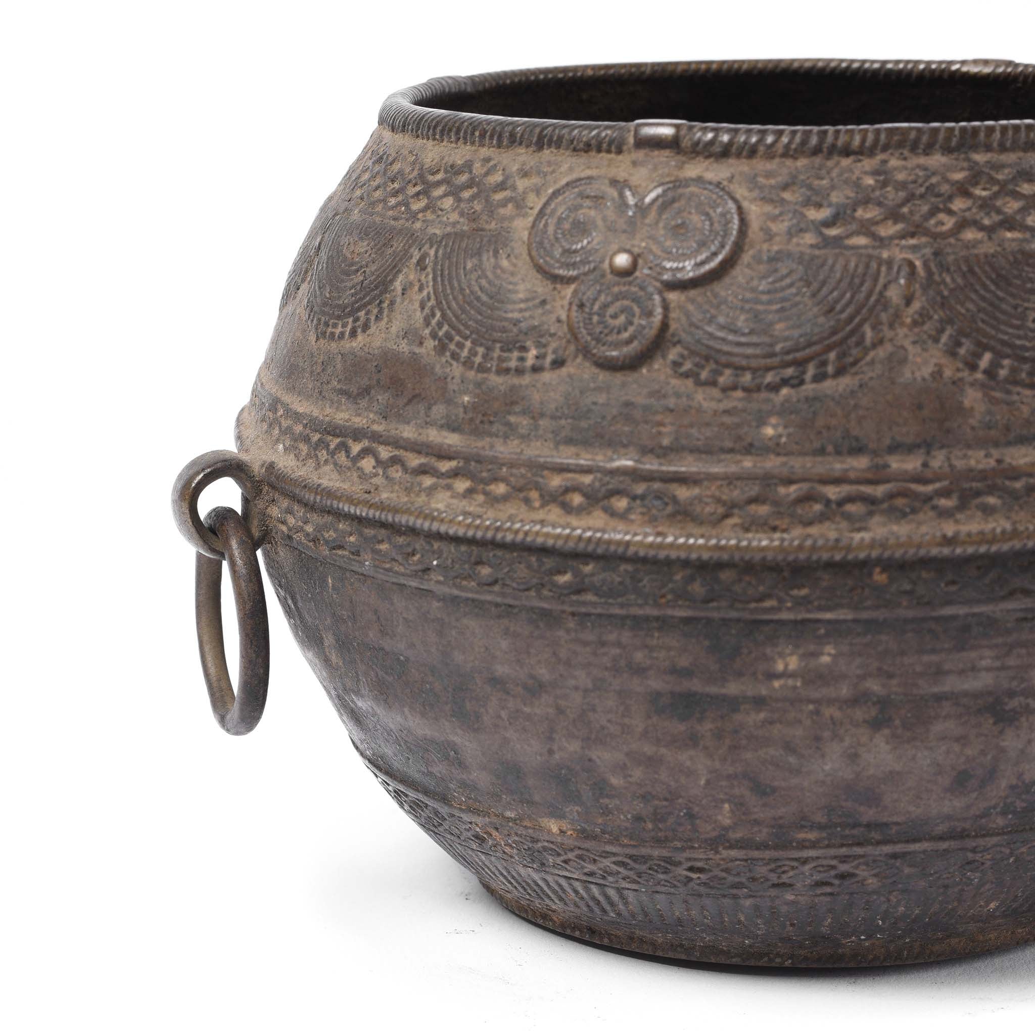 Dhokra Work Rice Measure From Orissa - Early 20Th Century - Image 3