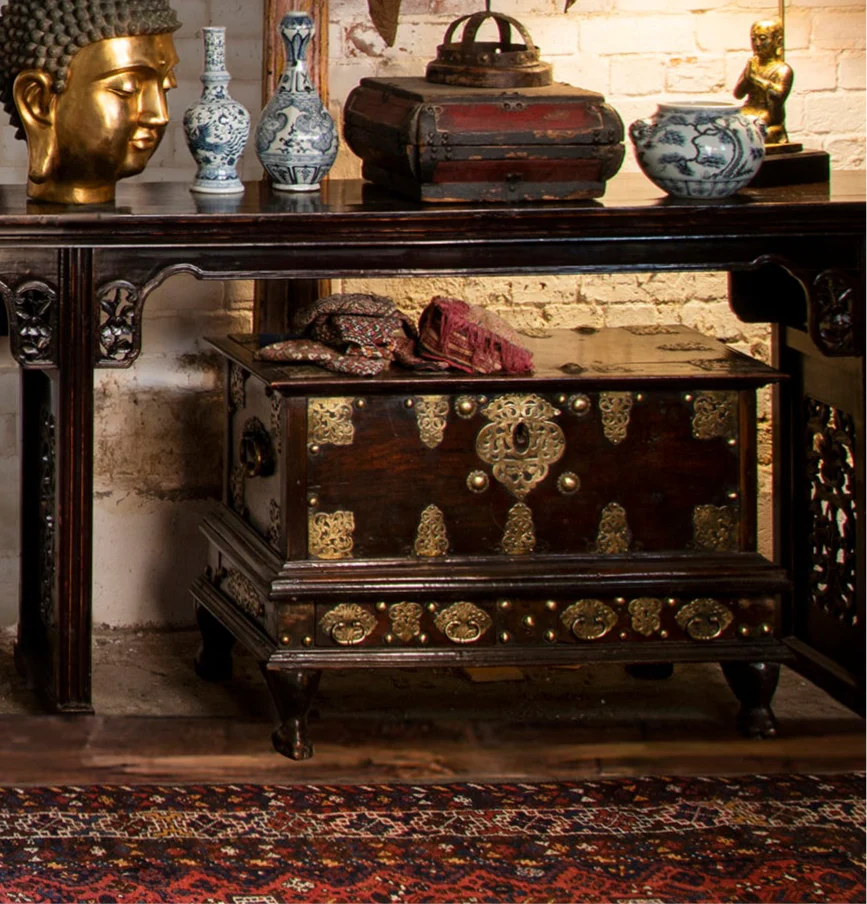 Dutch Colonial Chest from Ceylon - 18th Century - Image 2