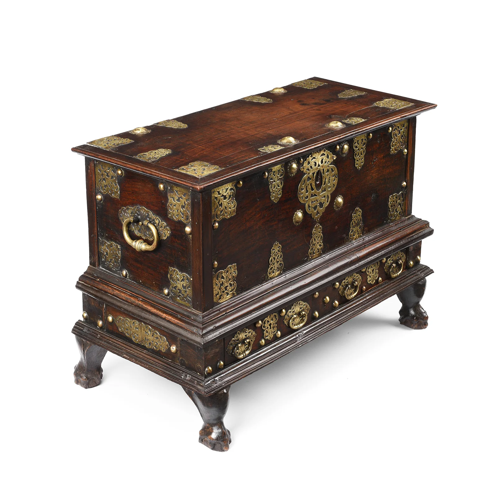 Dutch Colonial Chest from Ceylon - 18th Century - Image 4