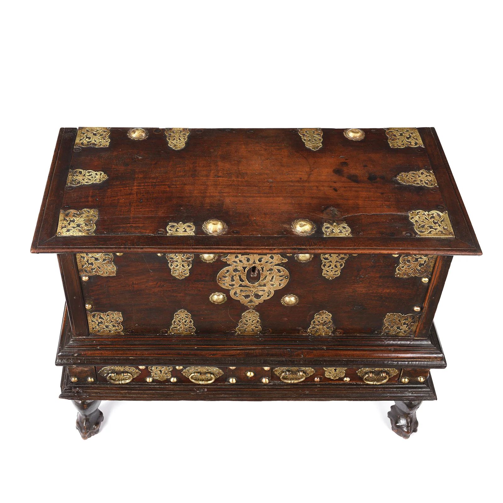 Dutch Colonial Chest from Ceylon - 18th Century - Image 5