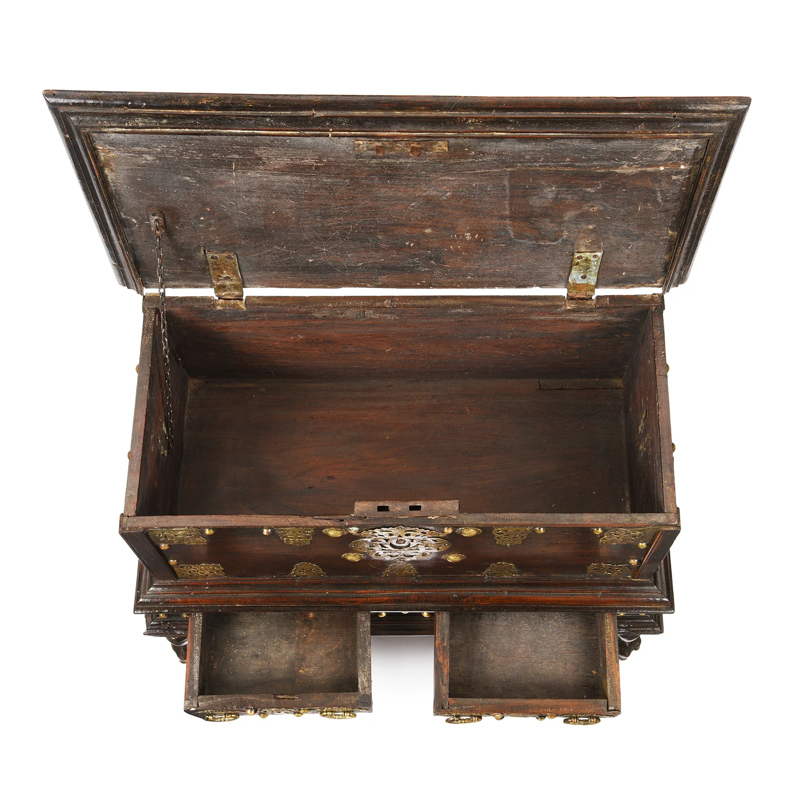 Dutch Colonial Chest from Ceylon - 18th Century - Image 6